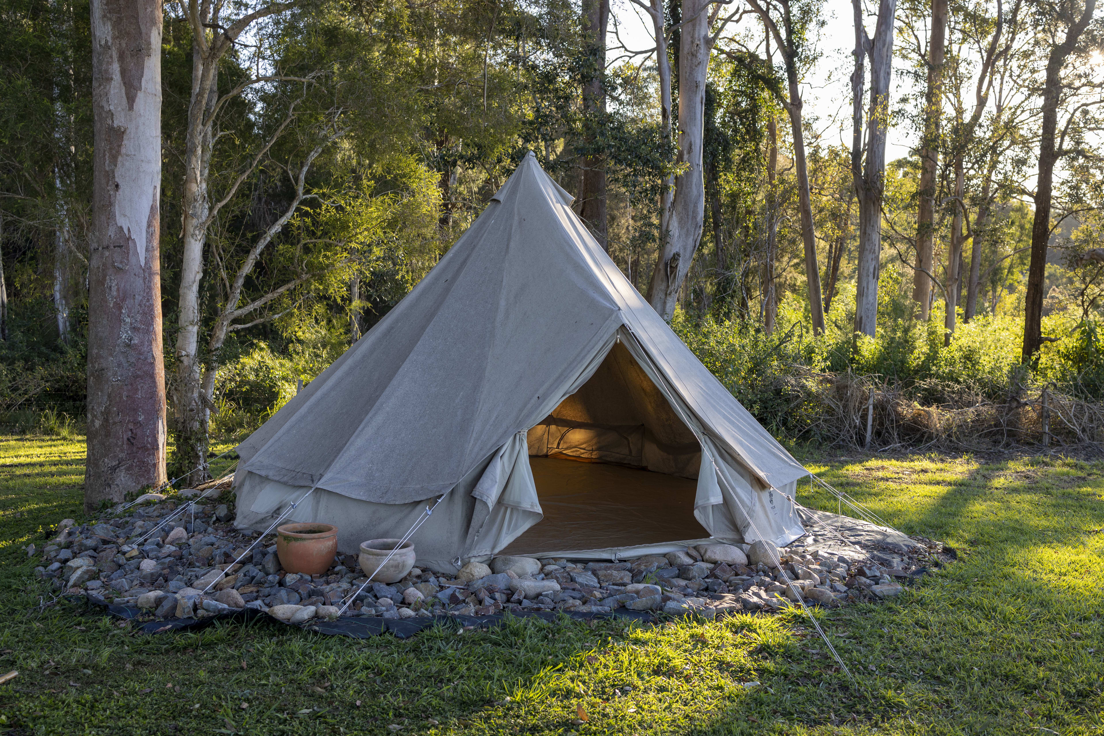 Glamping tent 