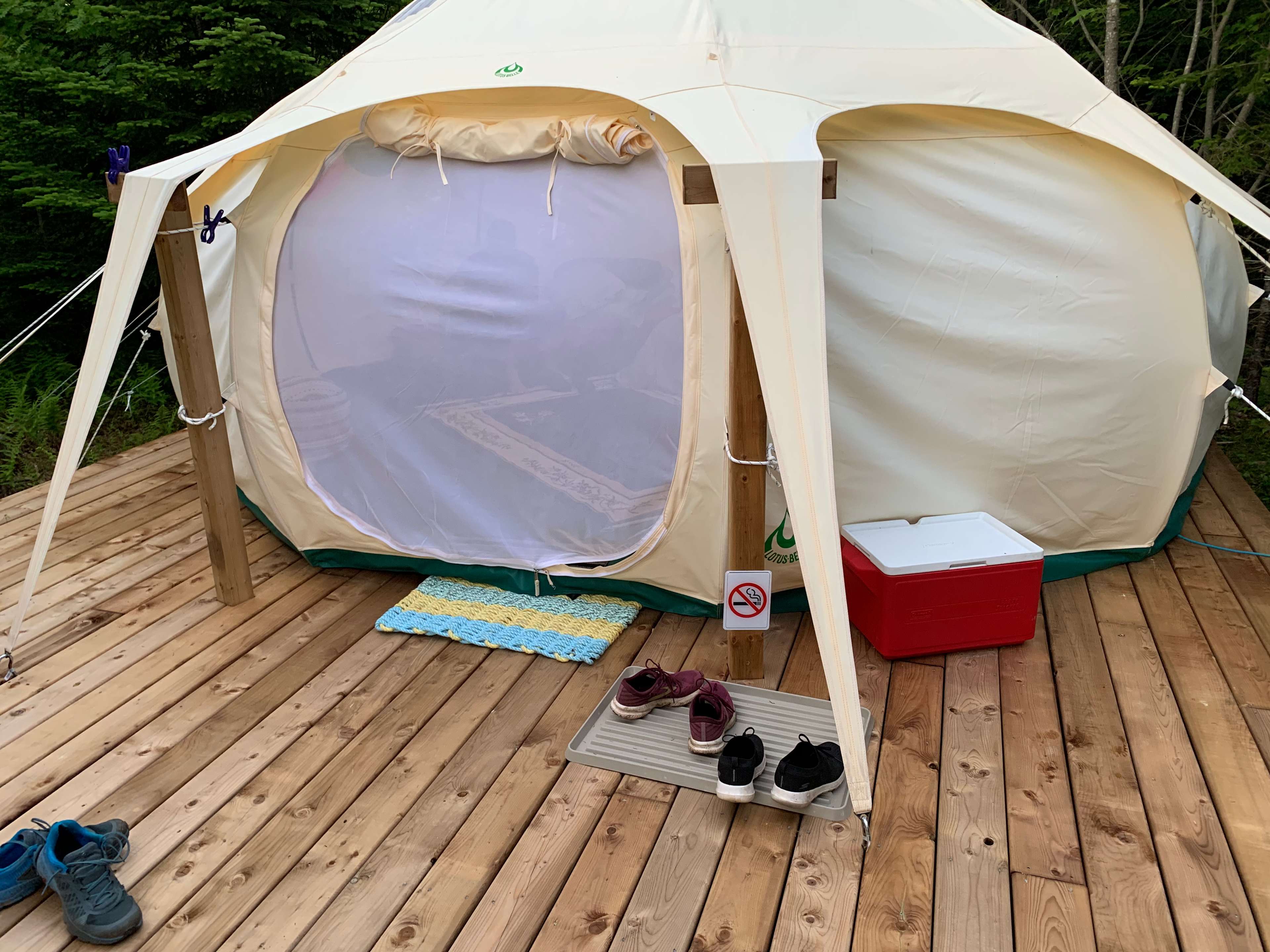 Sally's Brook Cabins, Glamping Tent