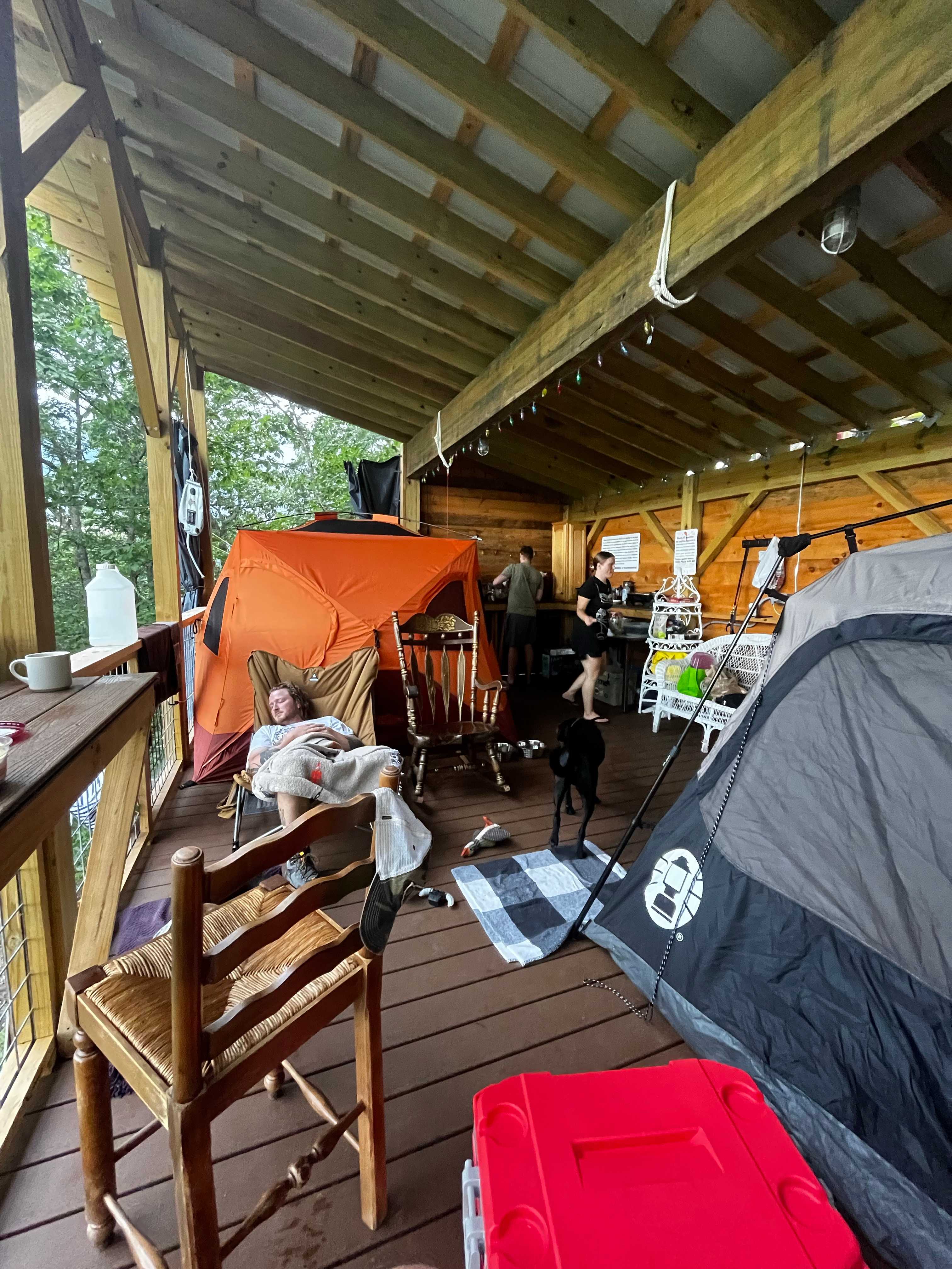 Above the Fray Glamping, Black Mtn.