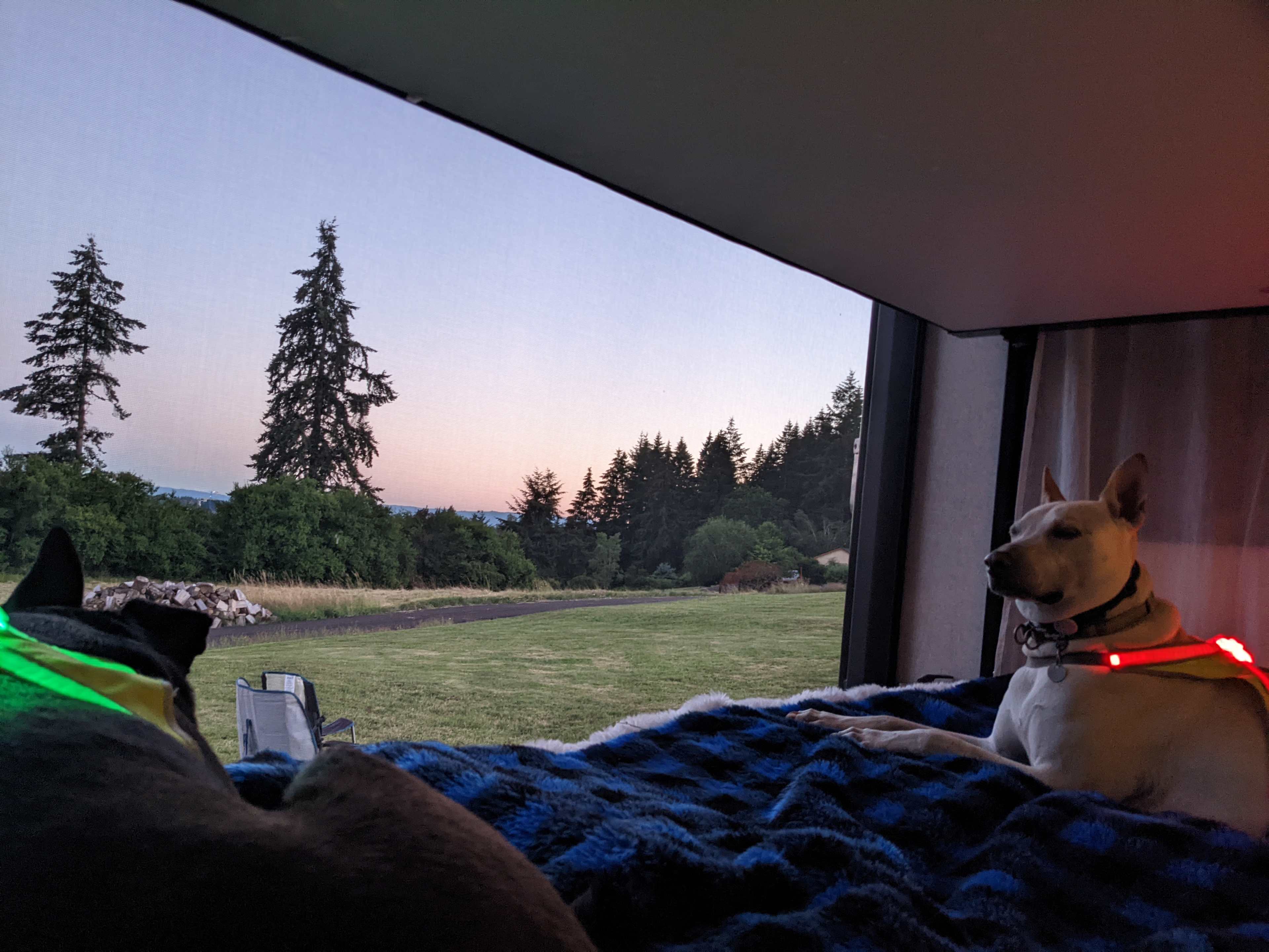 Sunset from site 2!  