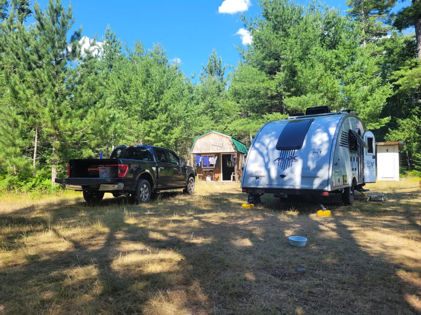 RV-tent,gorgeous PRIVATE water view