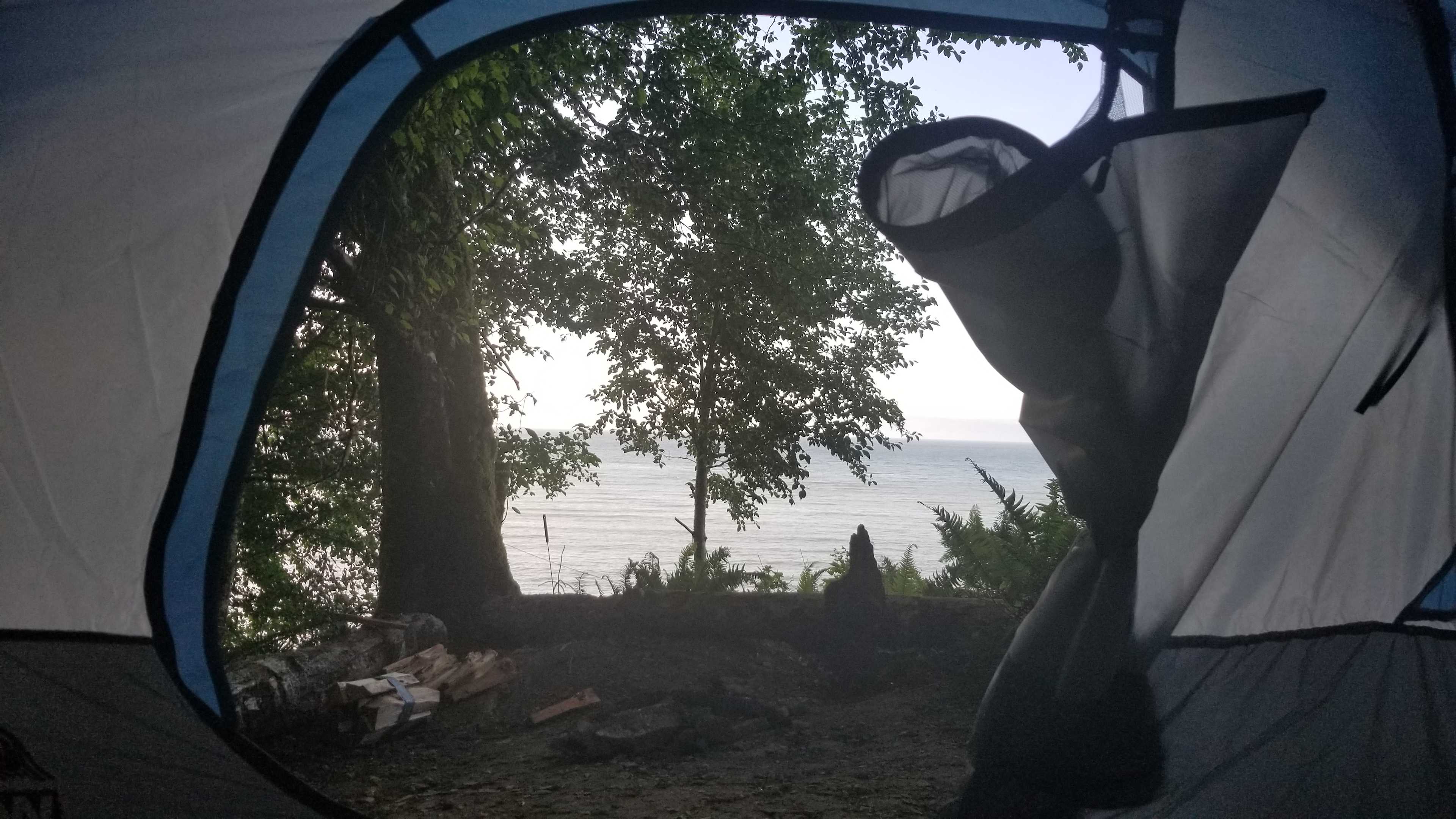 View right out of our tent. 