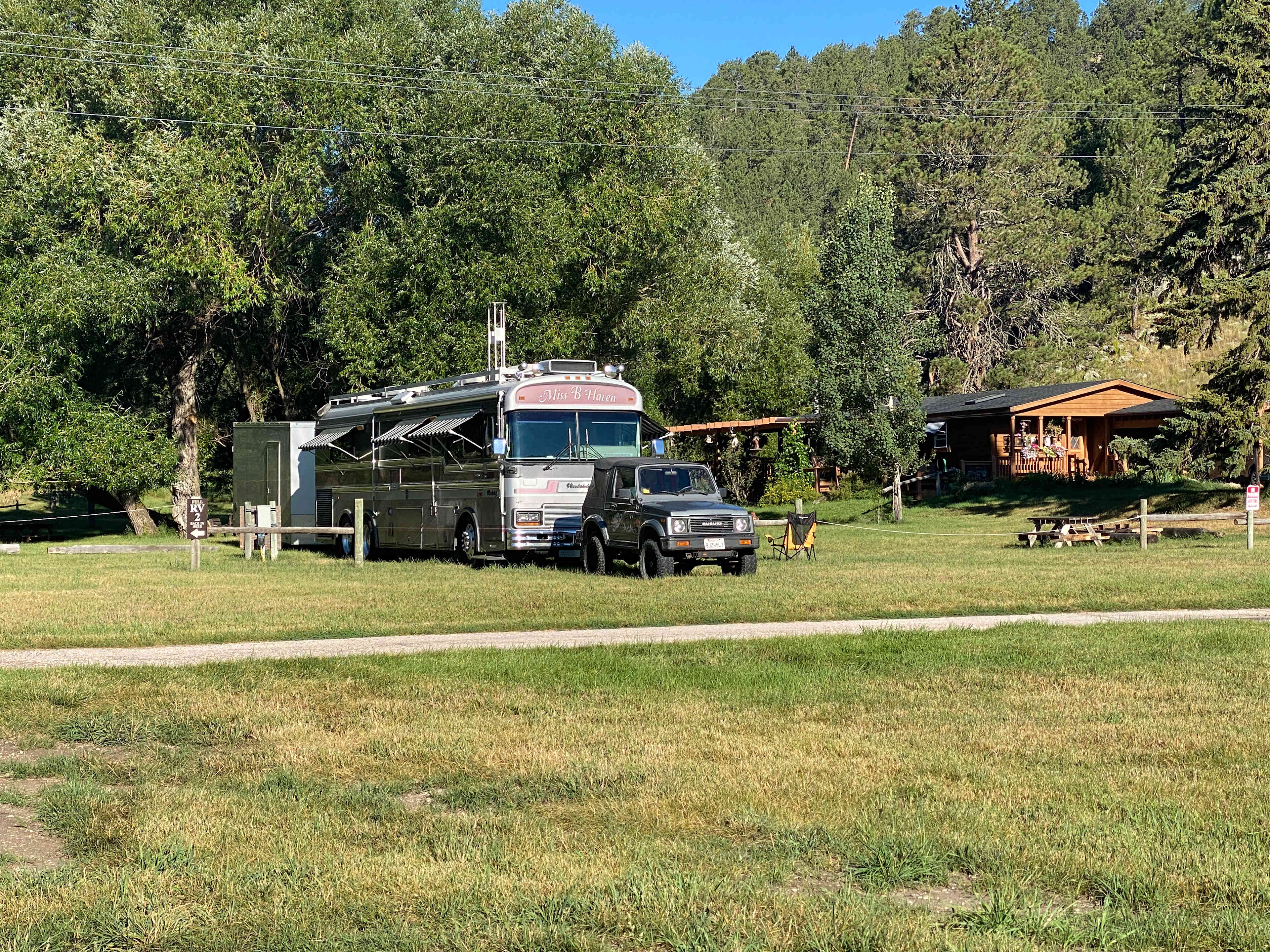 RV site 3.  Back in.
