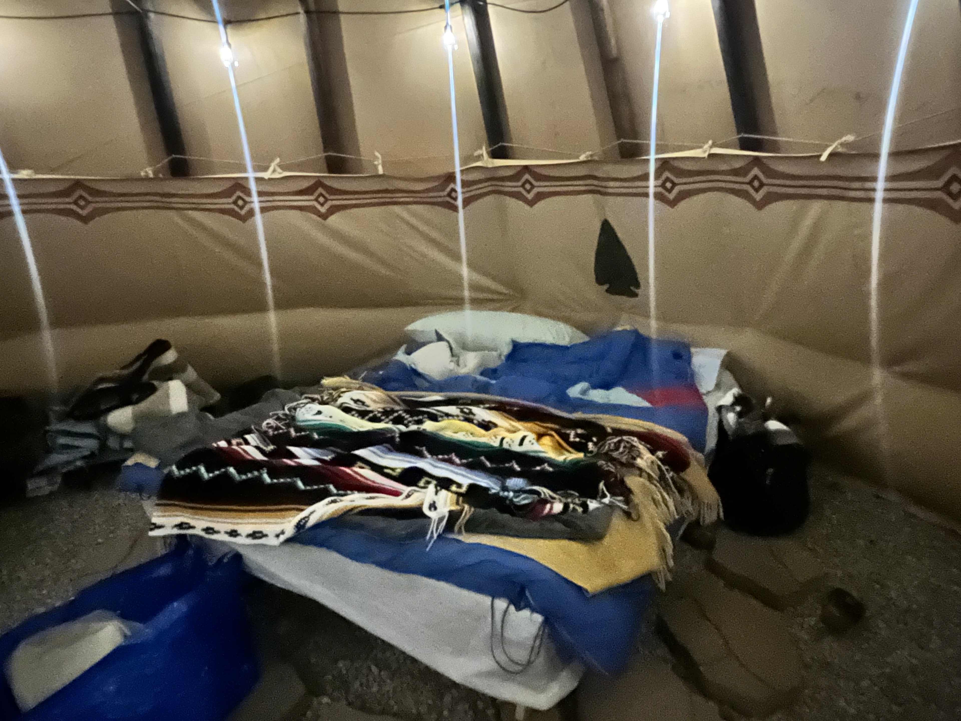 Very comfy bed! Lots of blankets so we were all cozy!