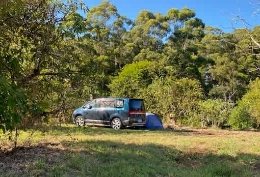 Camping at East Ridge site