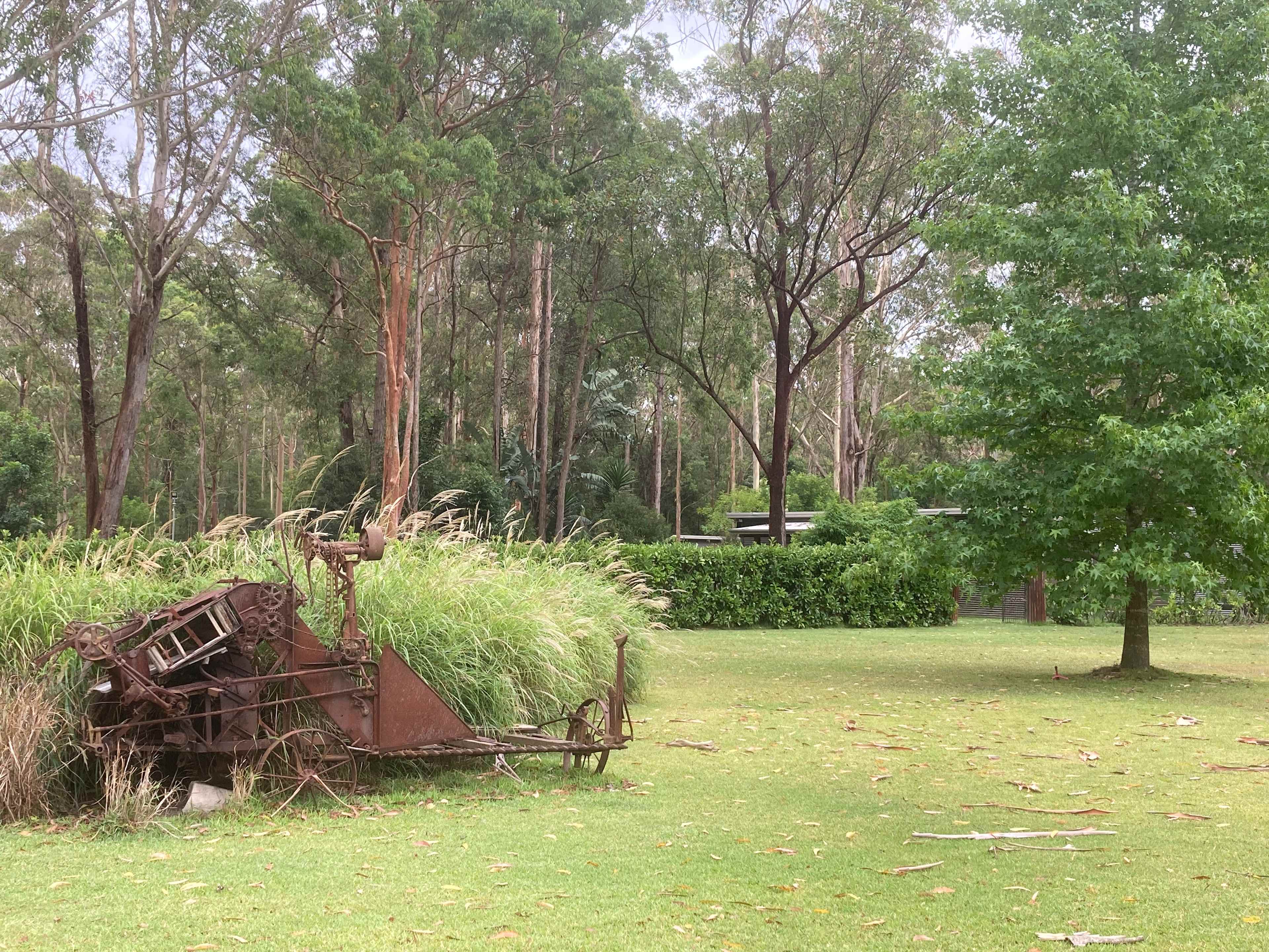 This is our flat level, combine harvester area