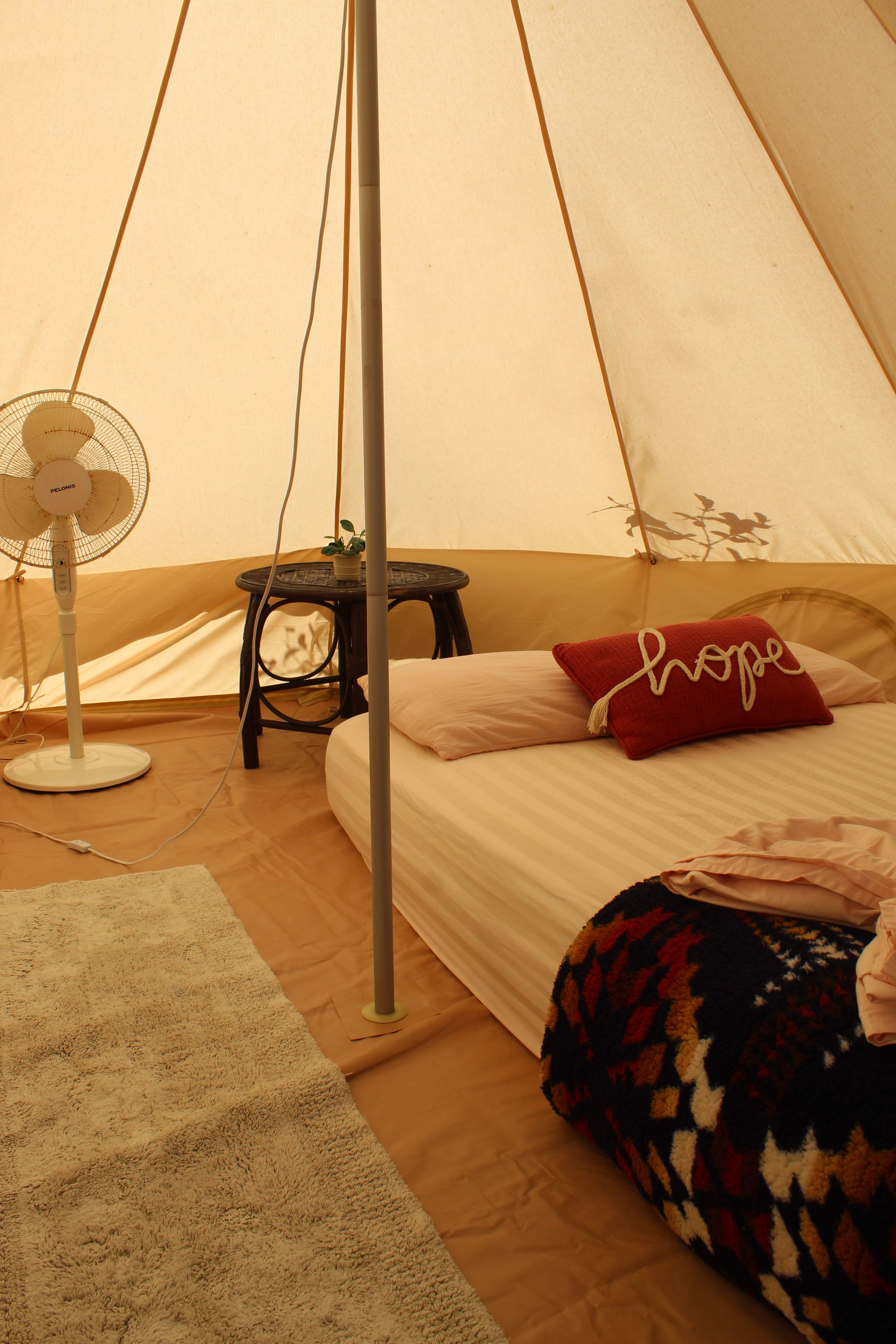 Inside your Yurt!
