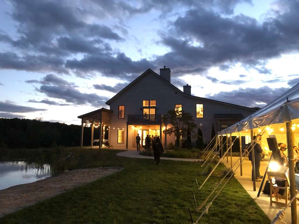 Great Nest and outdoor tent for a party