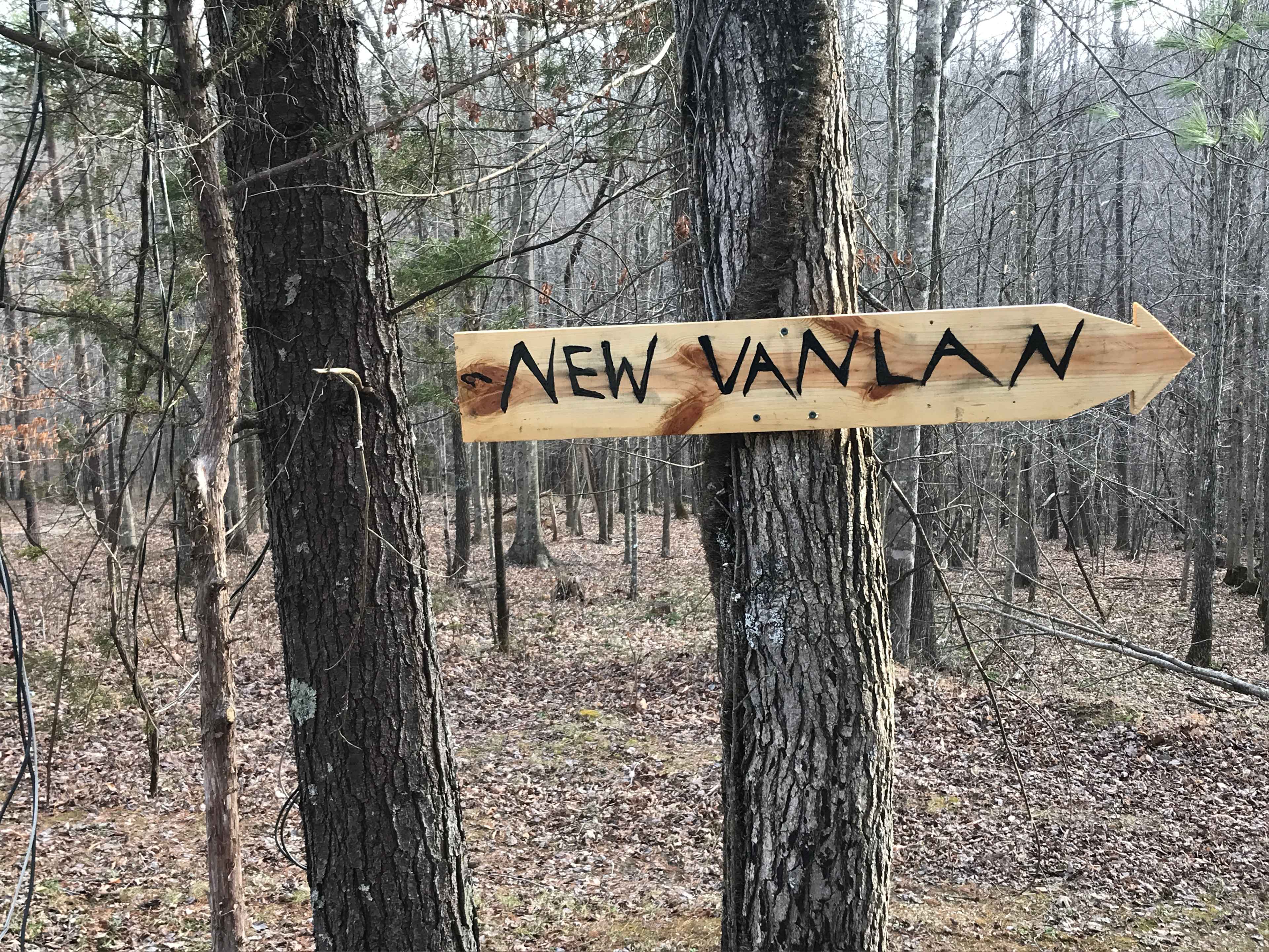 Van parking for overnight stays. 
