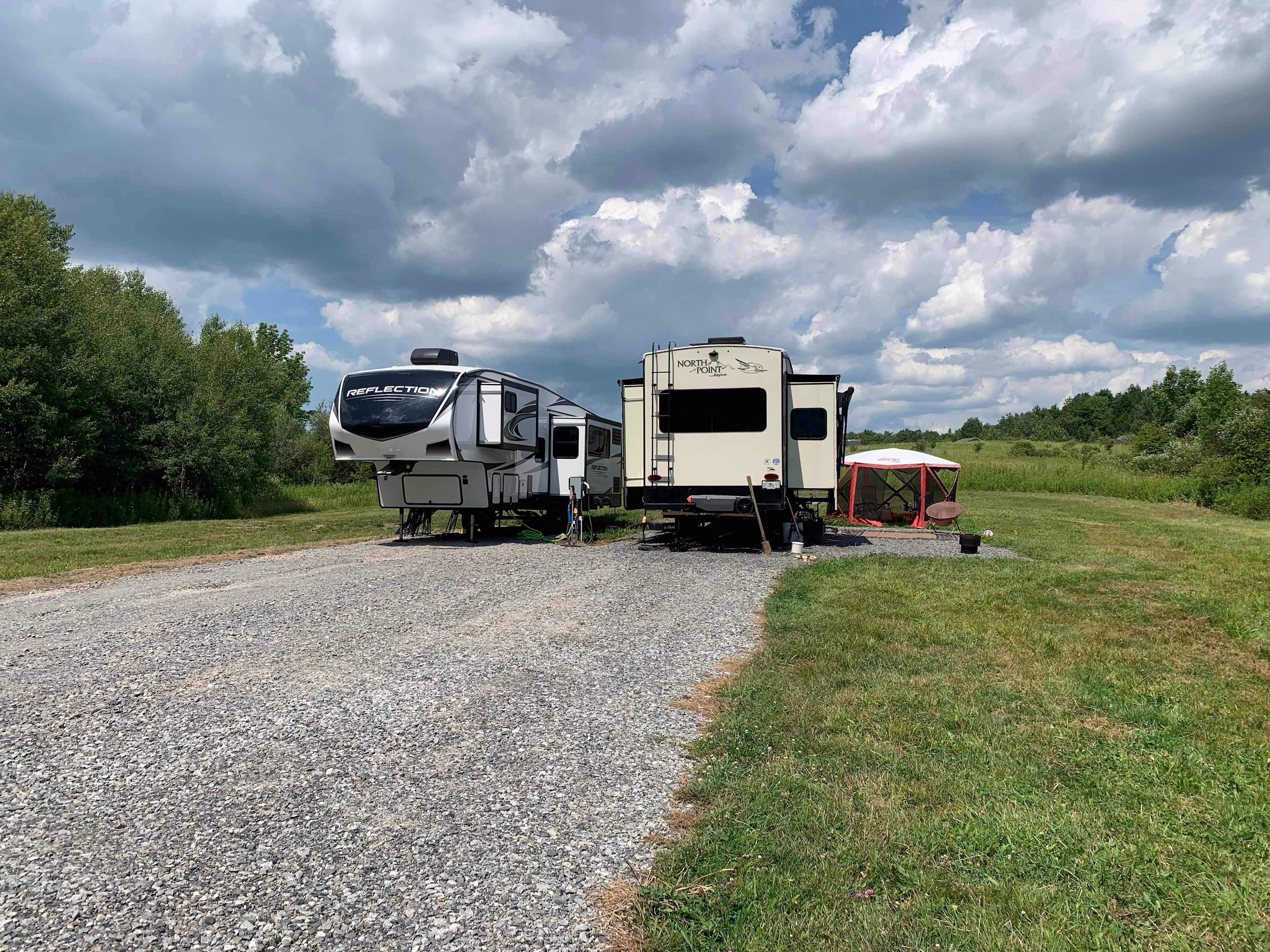 Here are the two RV spots