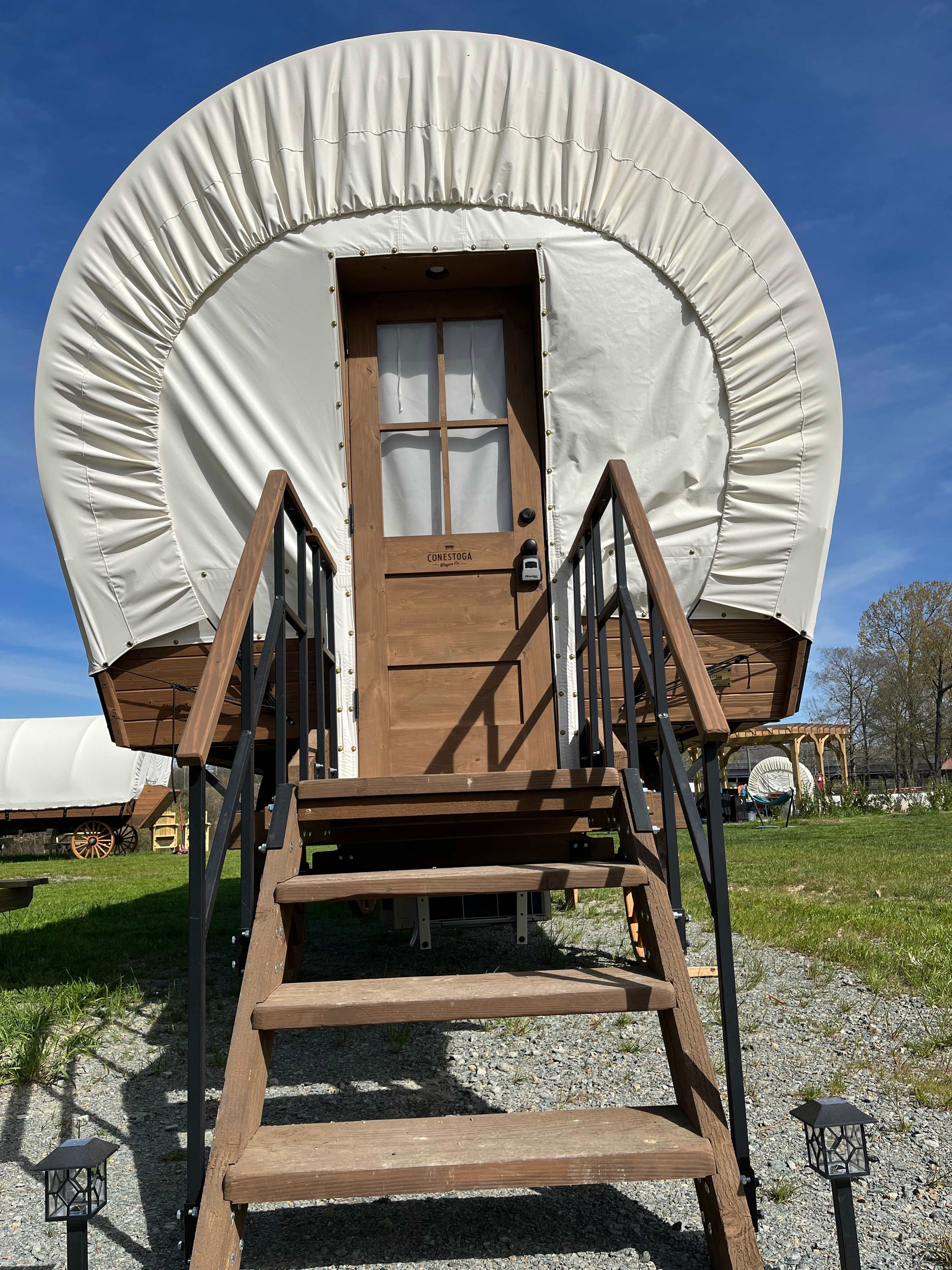 Honey Bee wagon - front door