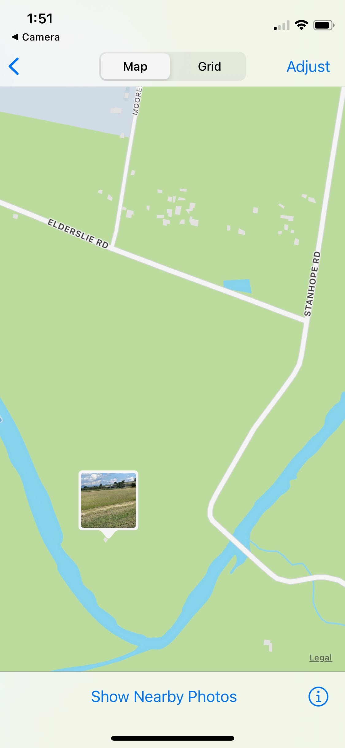 Location on map 