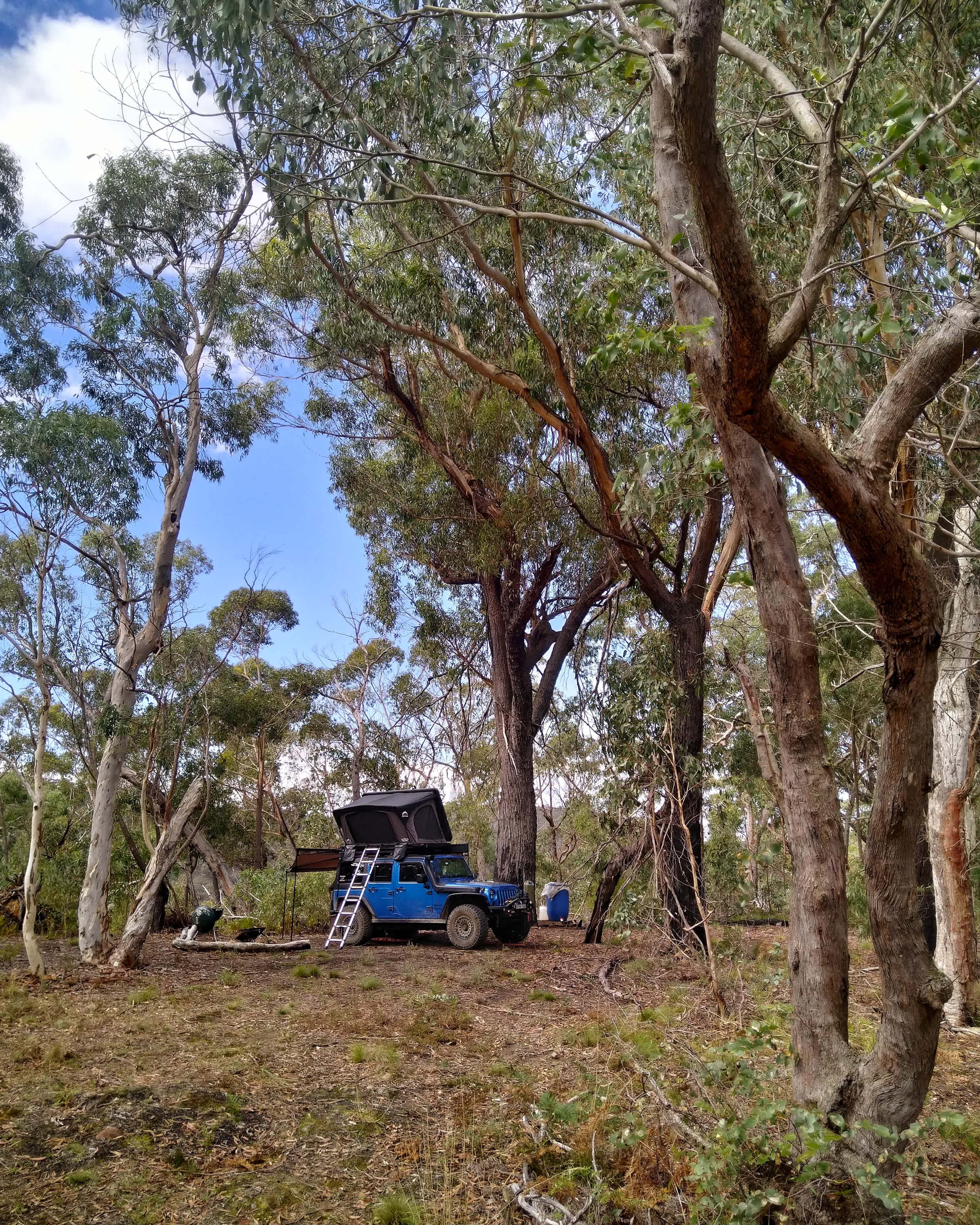 Have rooftop tent. Will travel. Or stop right here for killer sunrise views over the hilltops.