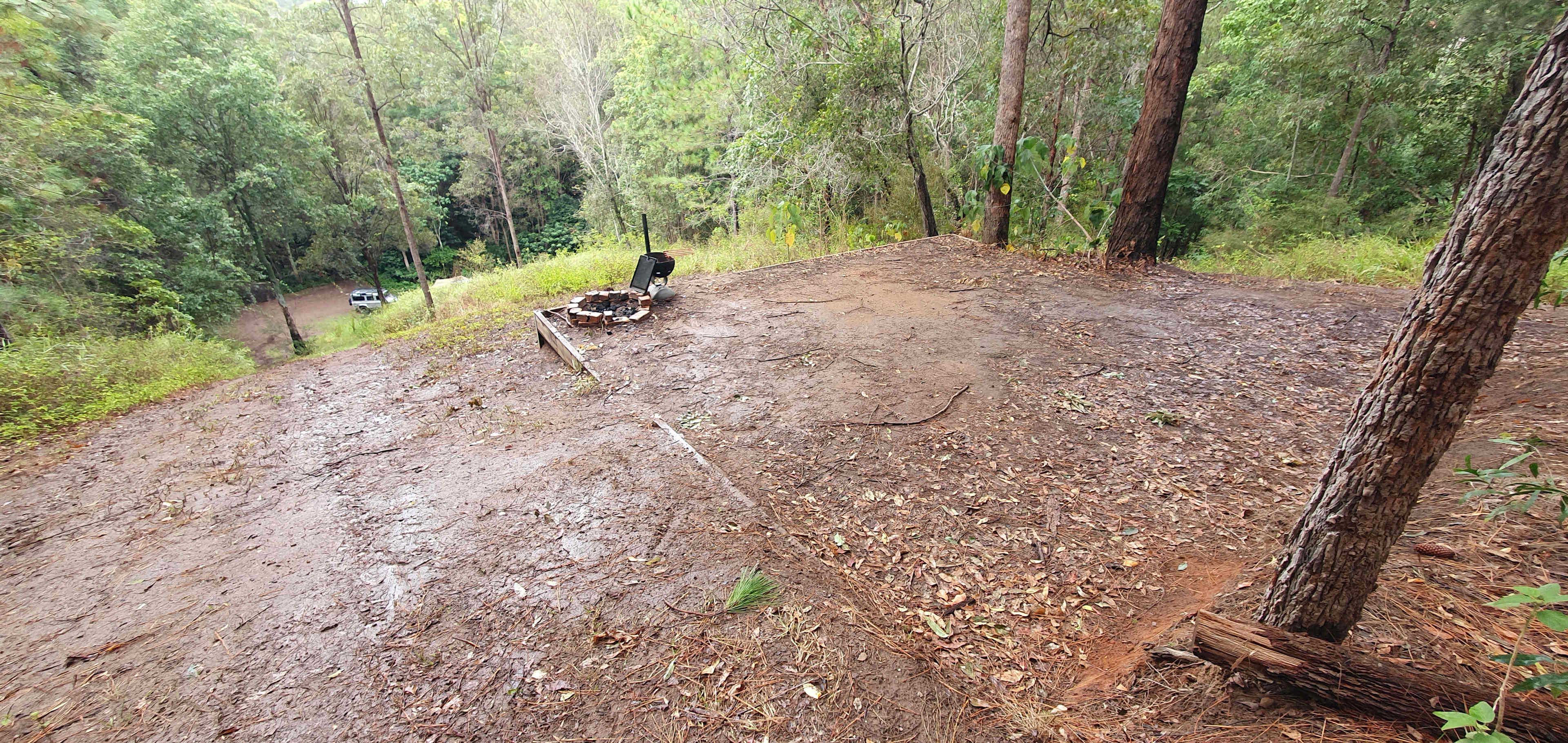 6MX6M Level pad on the hill side