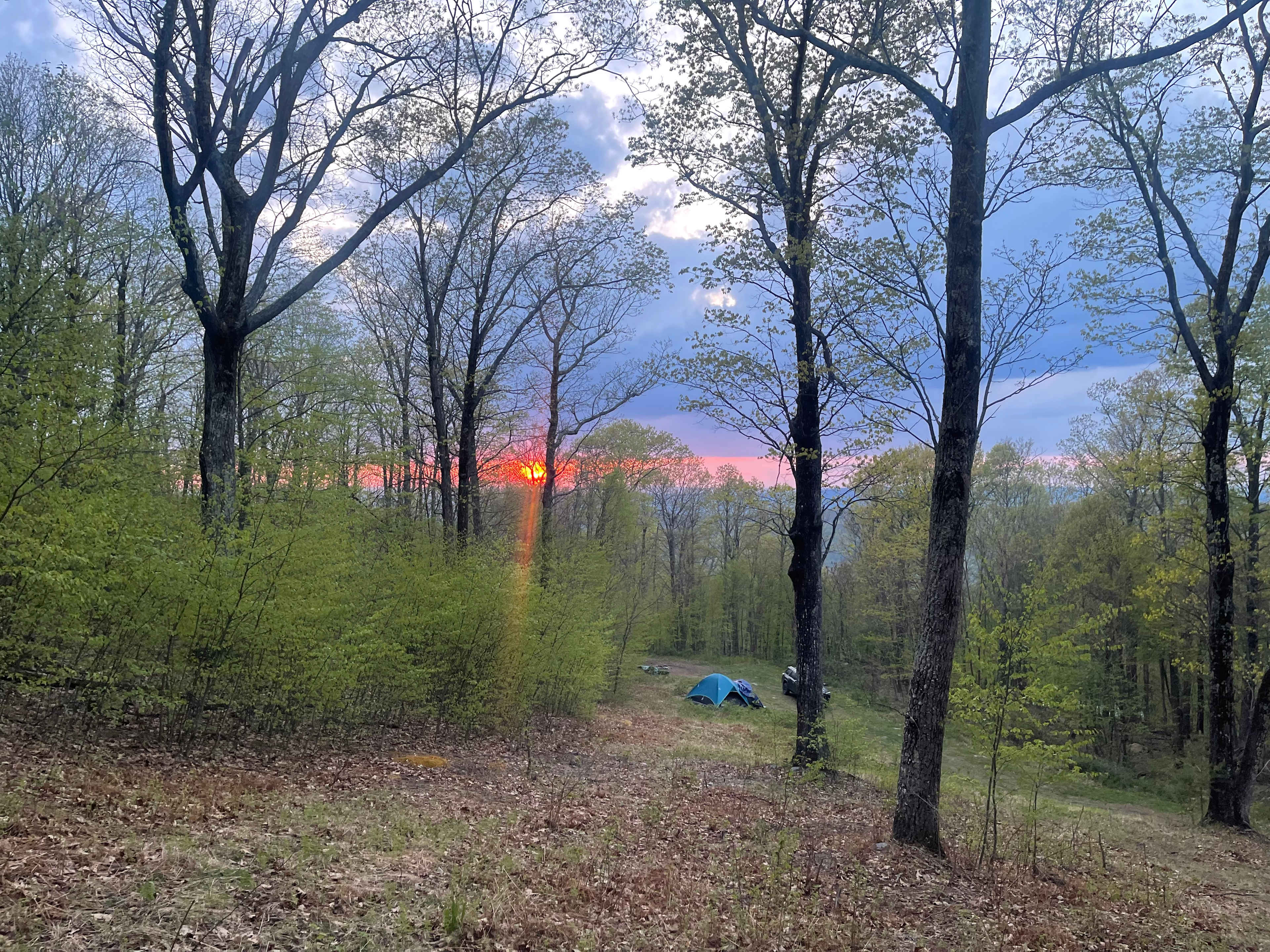 Campsite sunsets 🥰