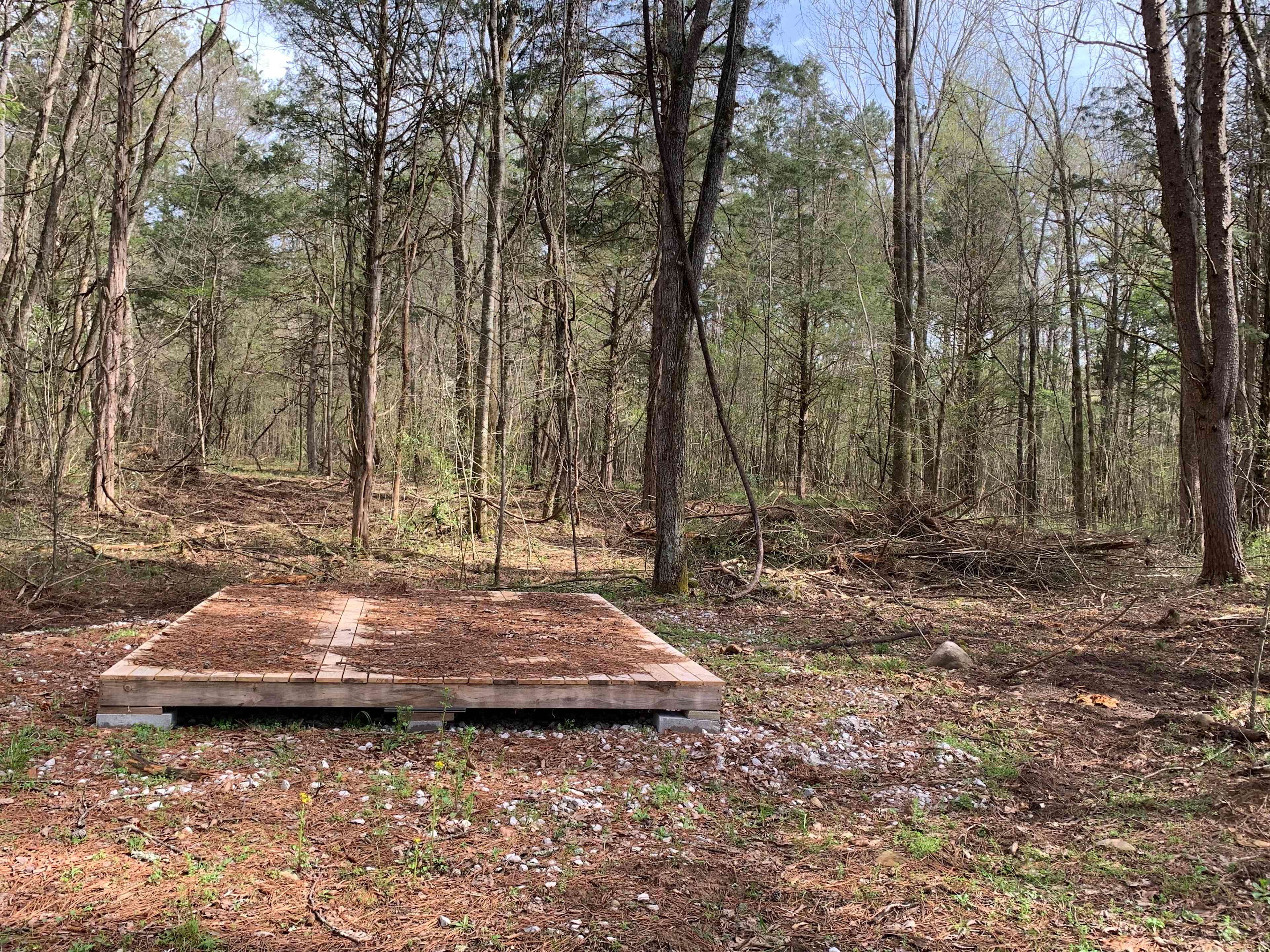 Camping platforms available 