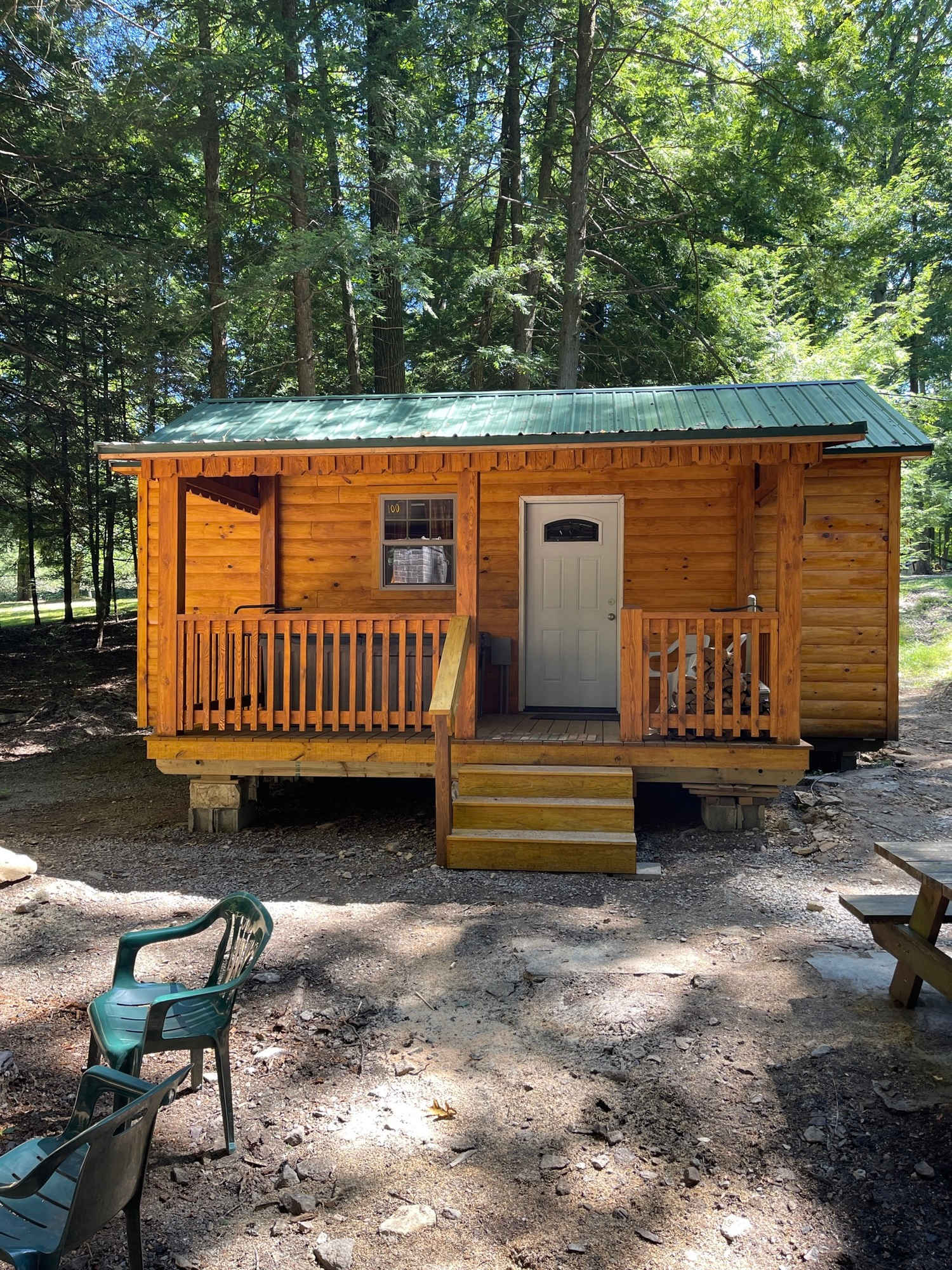 Glamping Cabins in Cook Forest