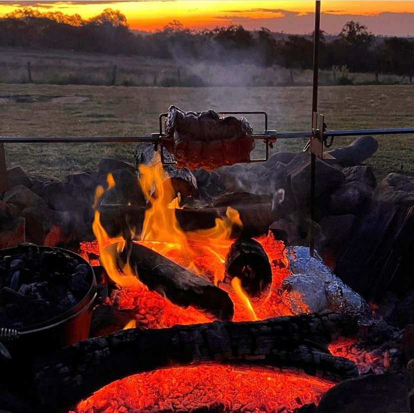 Rotisserie sunset from Travelling Oz Our Way