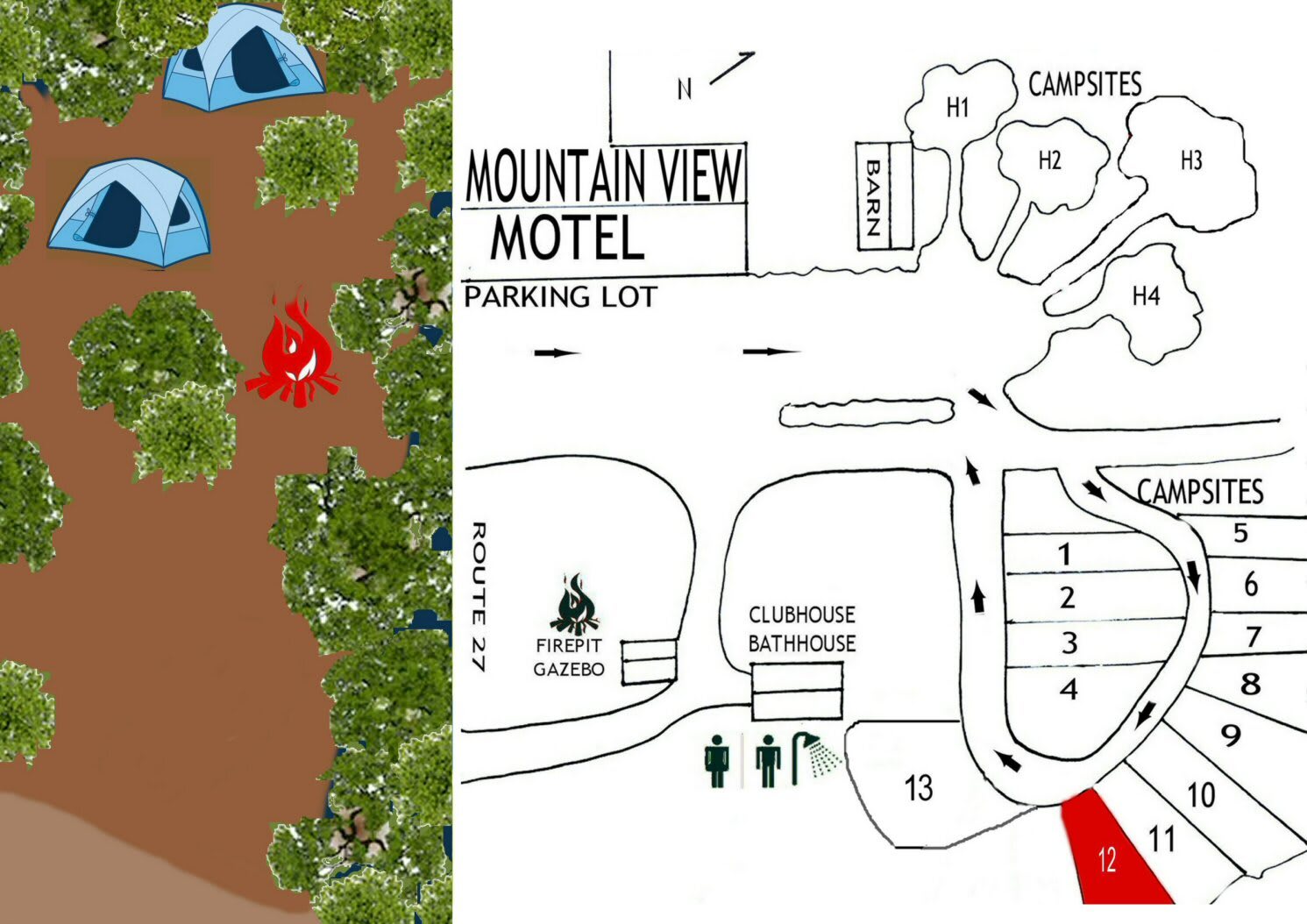 Mountain View Motel & Campground