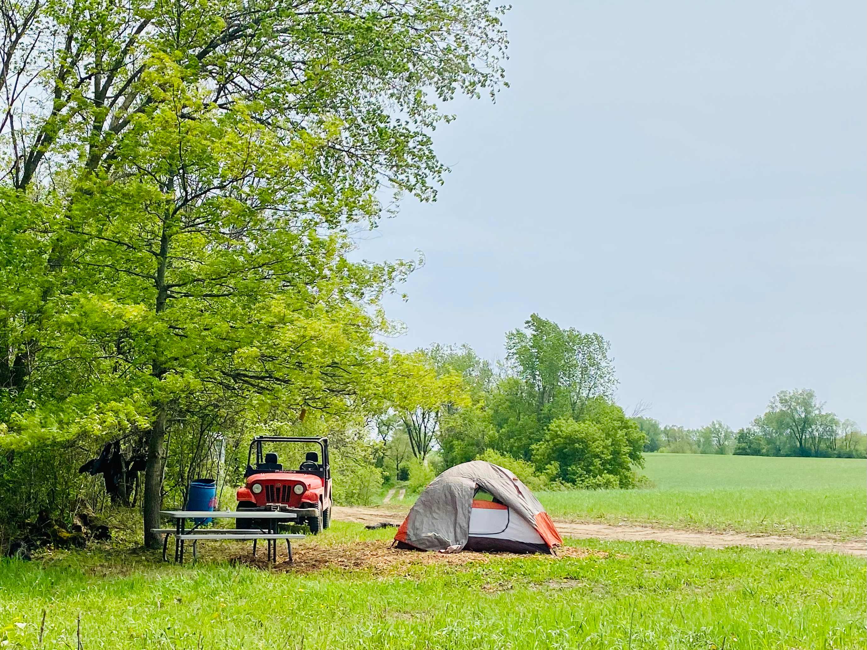 Camp site/RV/tent (teepee not in this picture)