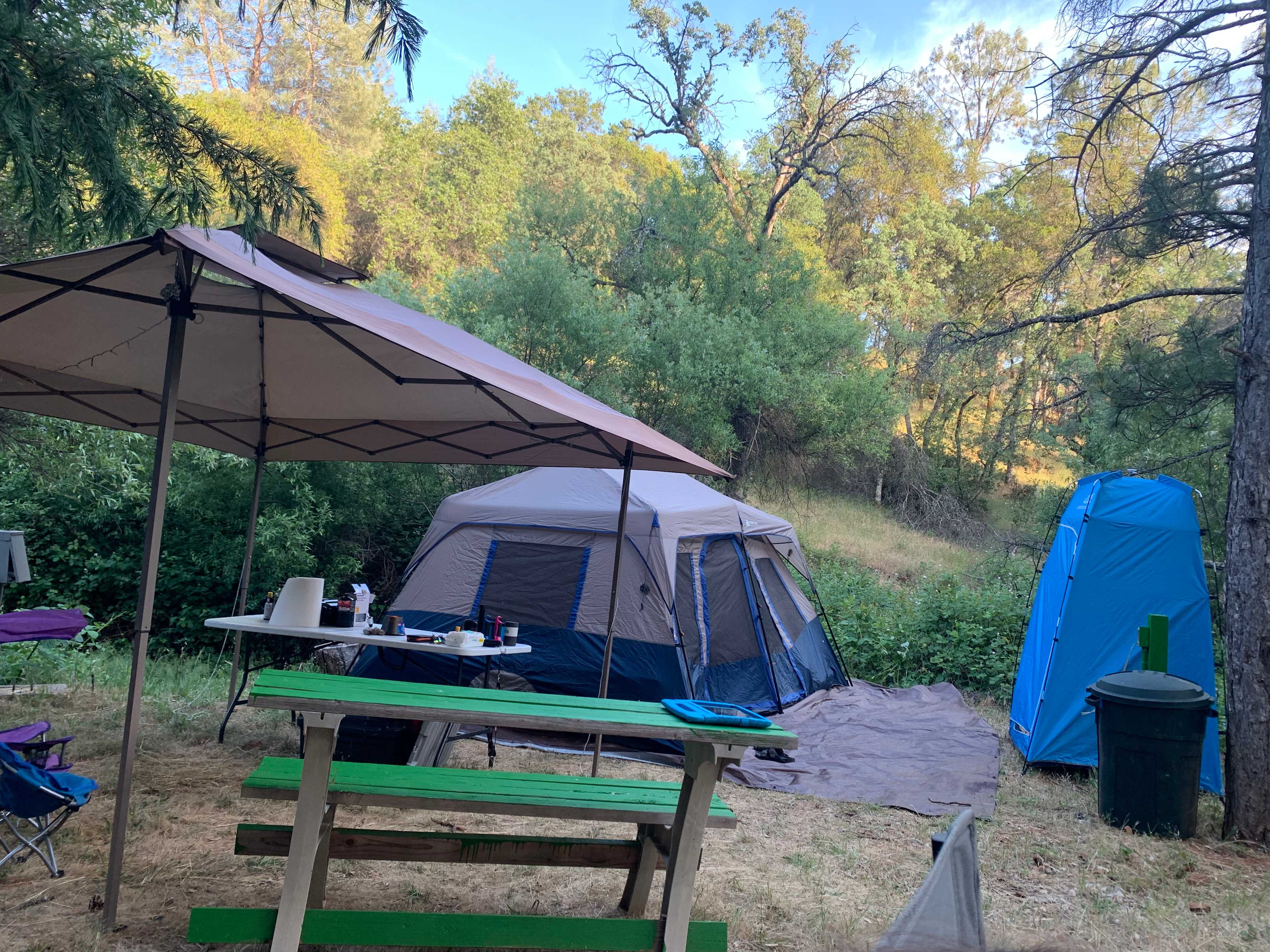 Our camp setup