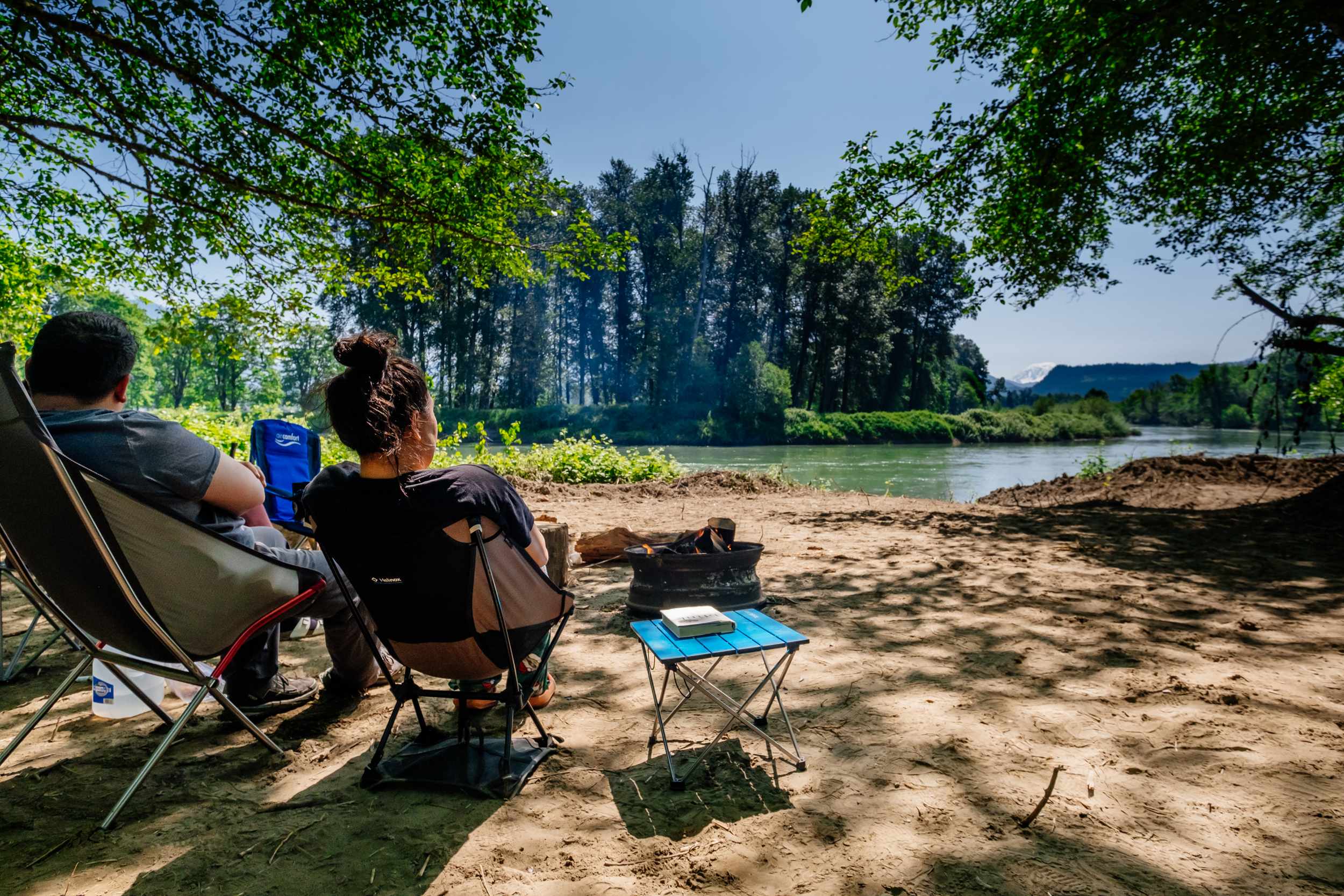 The best view from the River Bend site