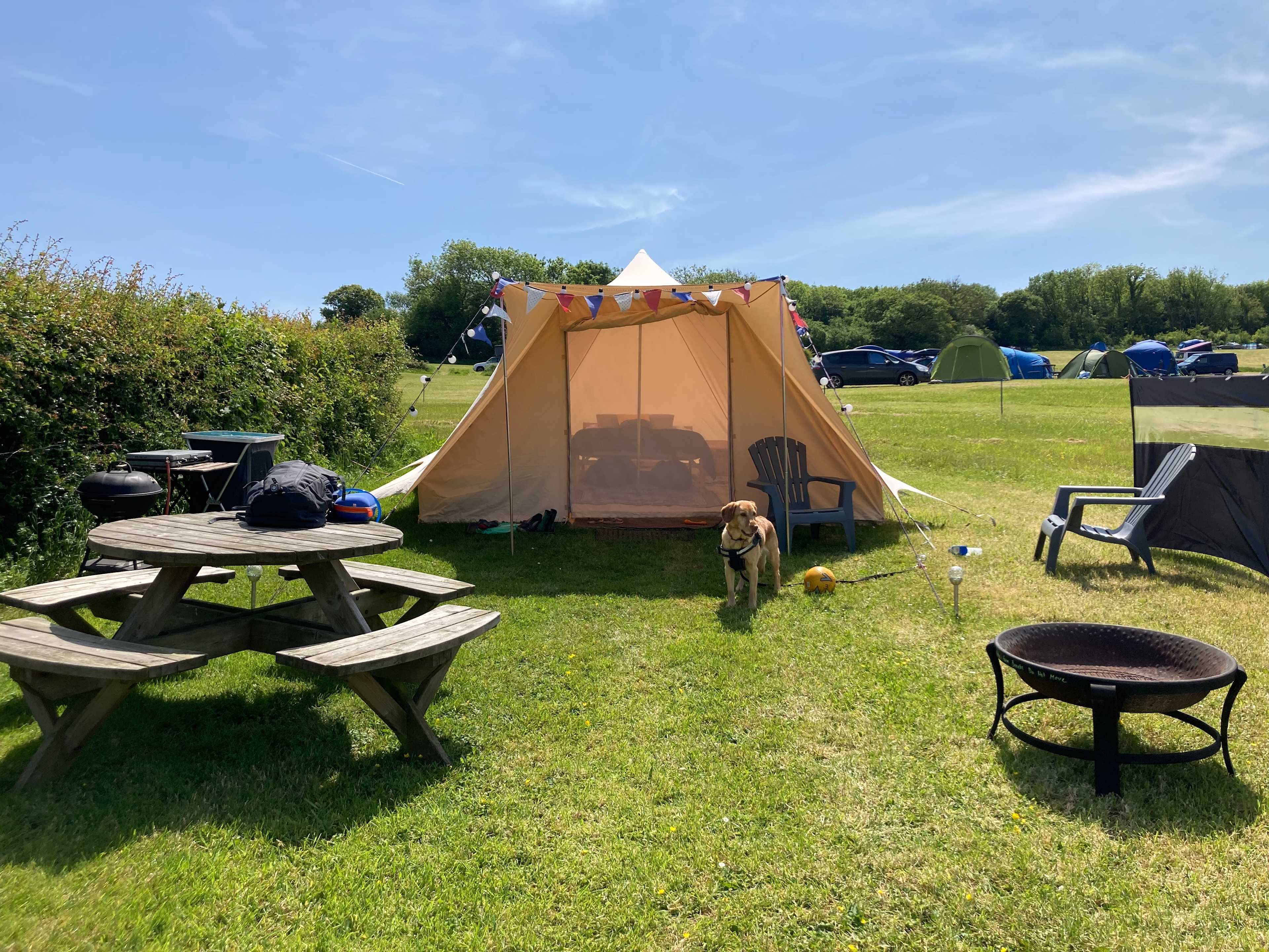 Andrea's Farm Breaks Bell Tent