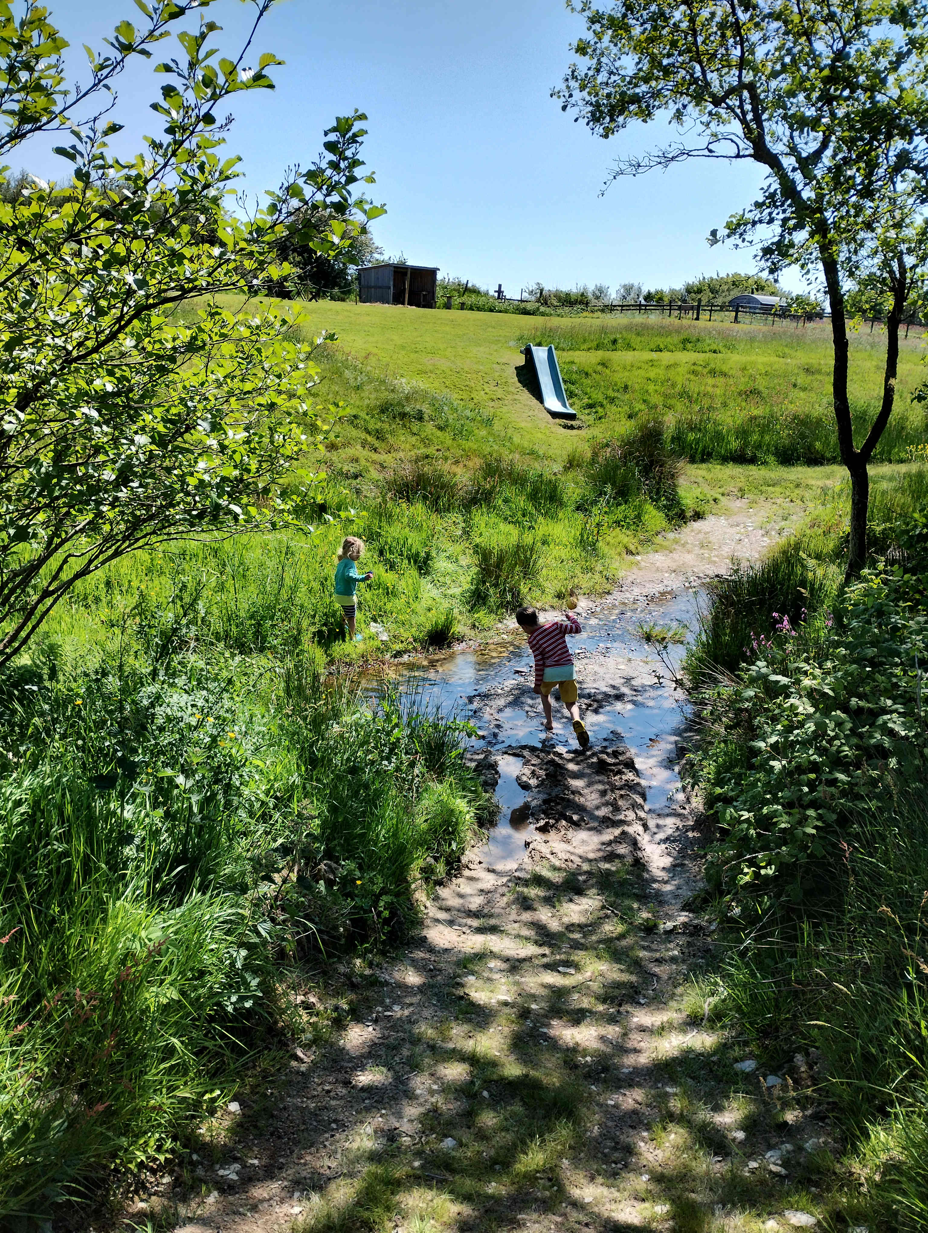 Stream and slide