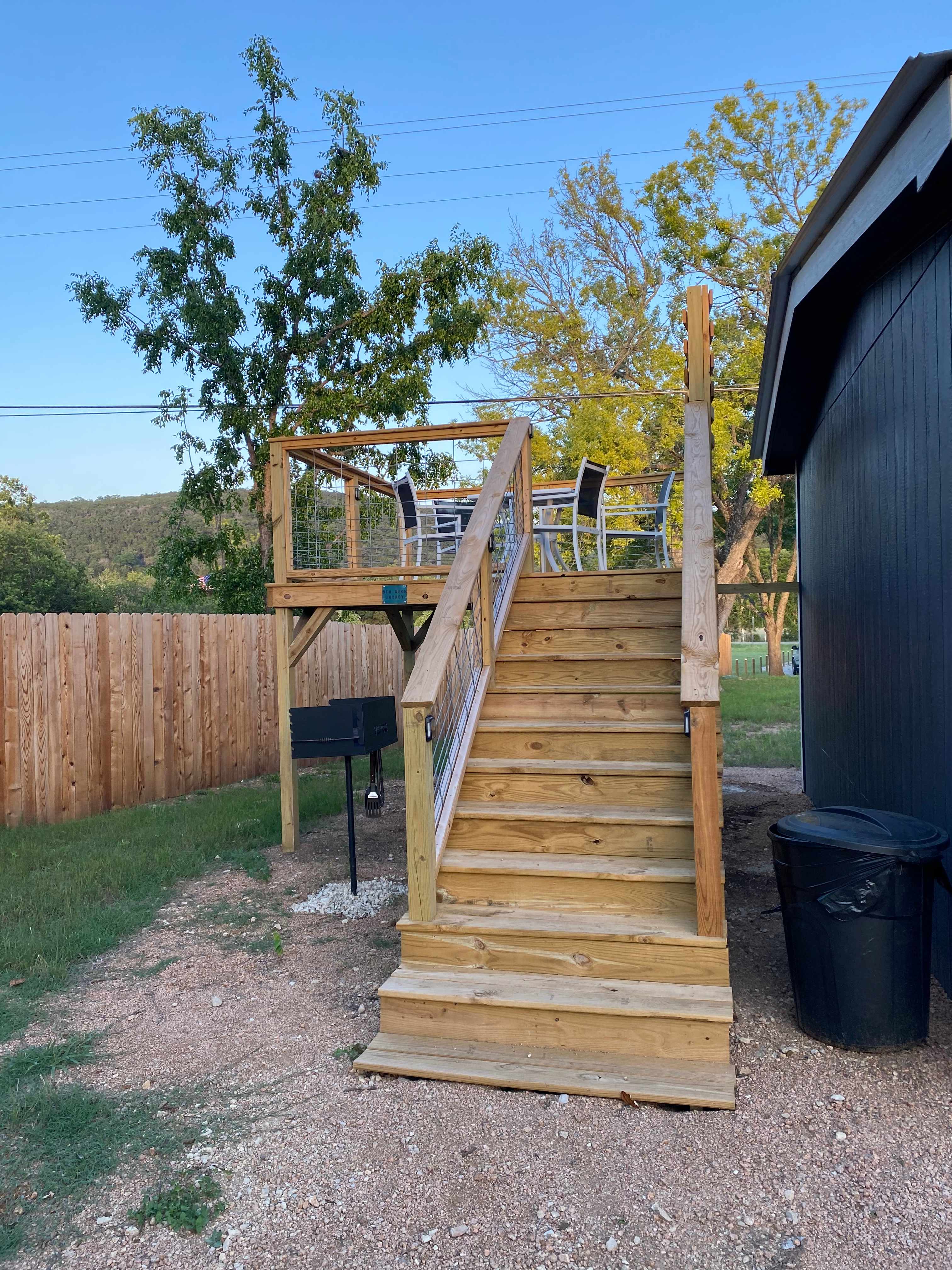 Outside dinning area