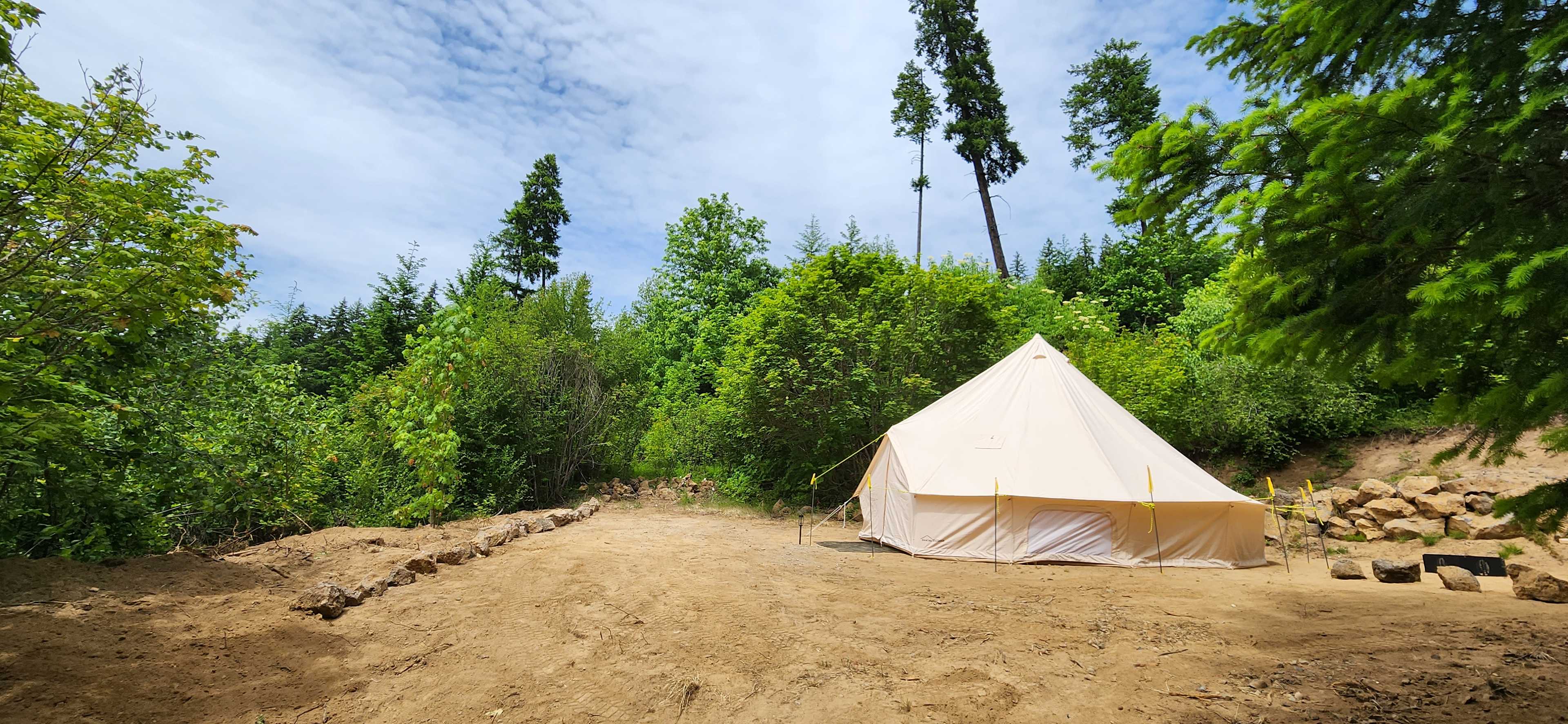 Site 5 and the parking spot next to it.