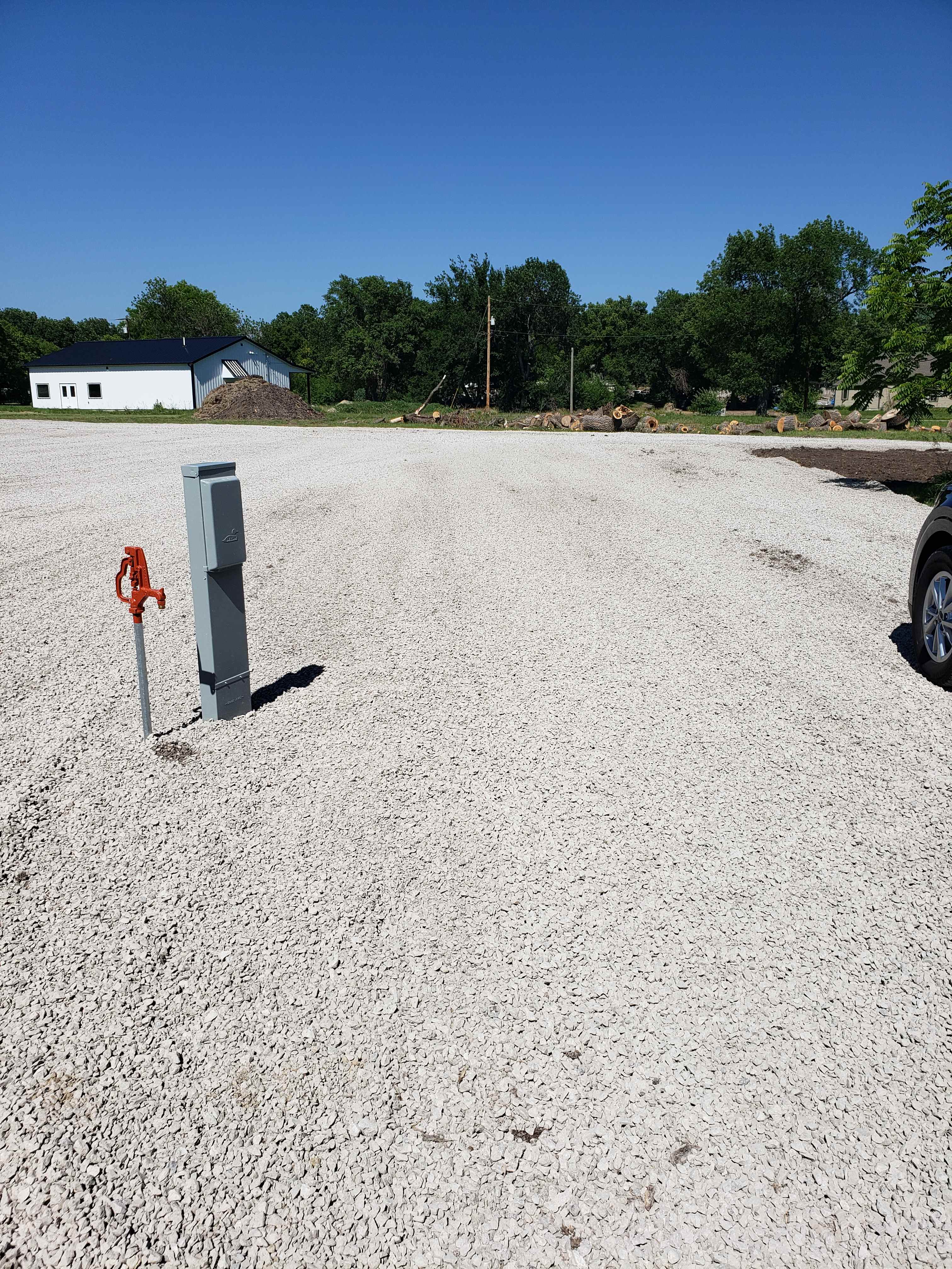 First site from southwest corner.
