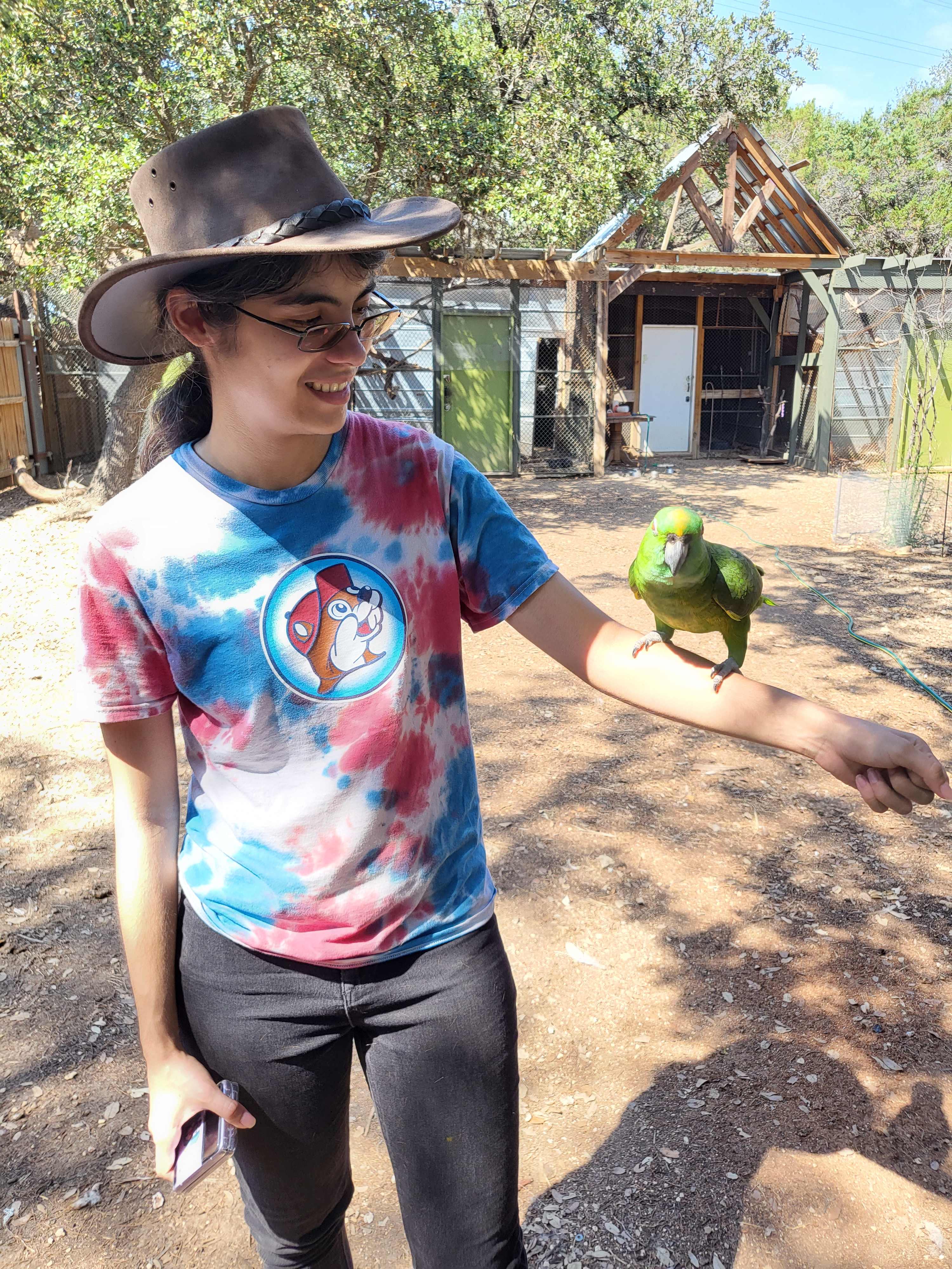 This bird talks