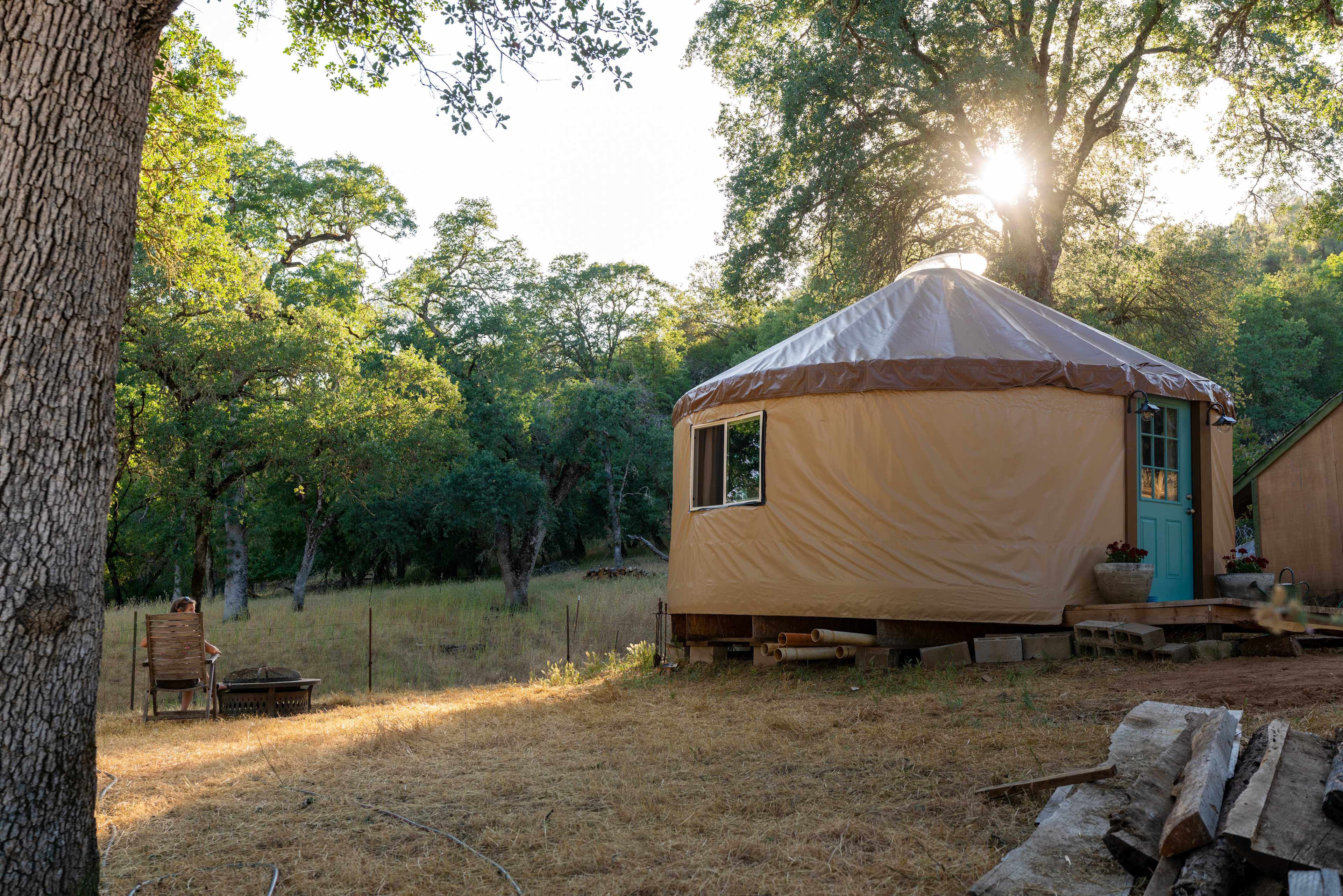 Sunset from the Yurt