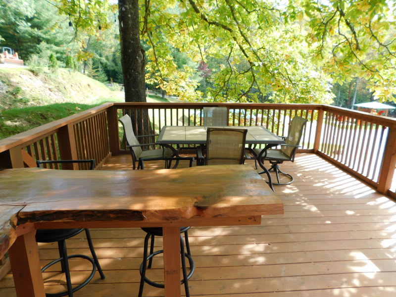 Gazebo on Site 7 is enclosed, so you may have your furry friends with you as you enjoy dinner and watch the fireflies in the evening!