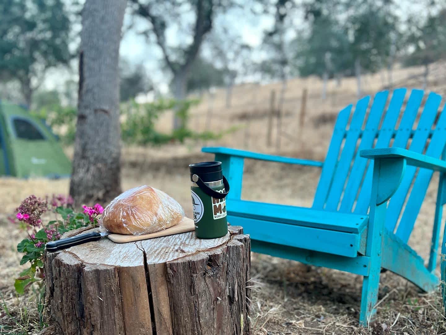 Jennifer provides a cutting board and bread knife to enjoy freshly baked sourdough. I highly recommend you order your loaf ahead of time to get it warm upon arrival. 