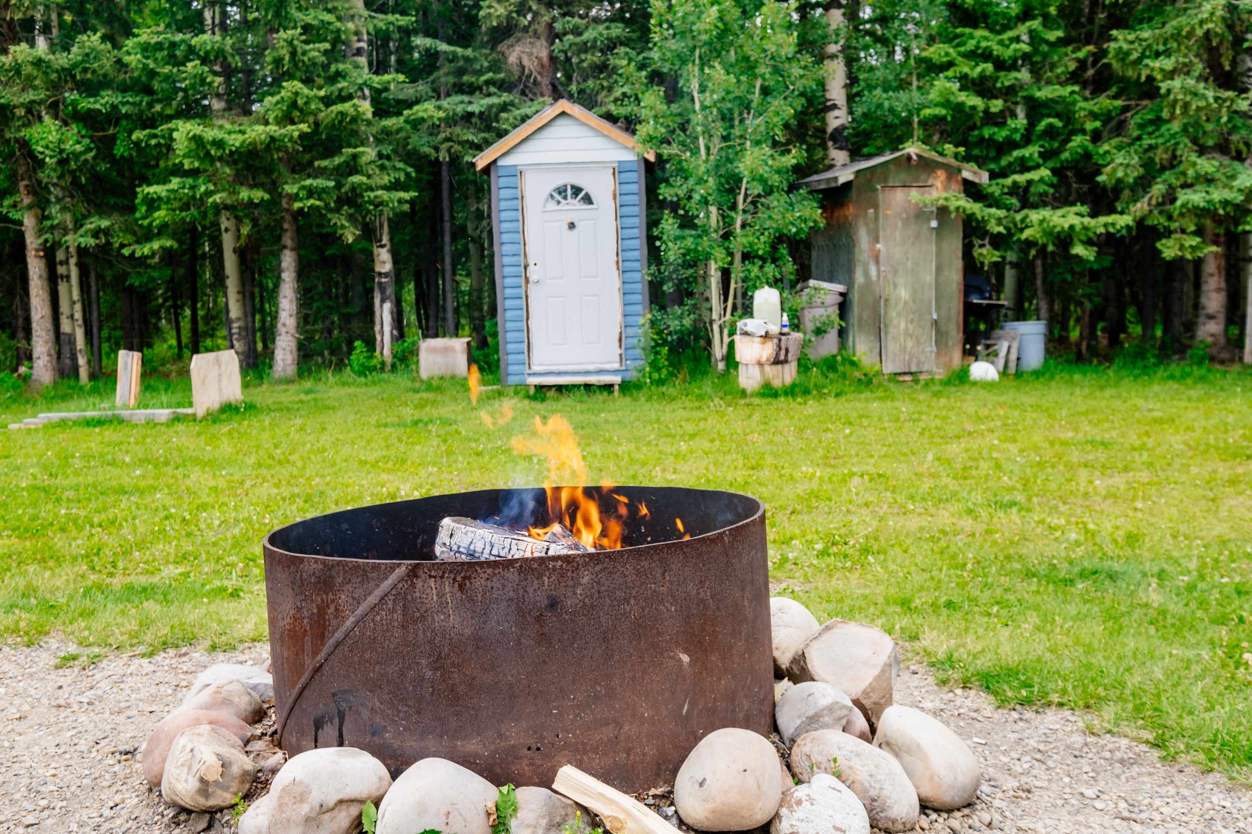 Large fire pit and some other pits...😉