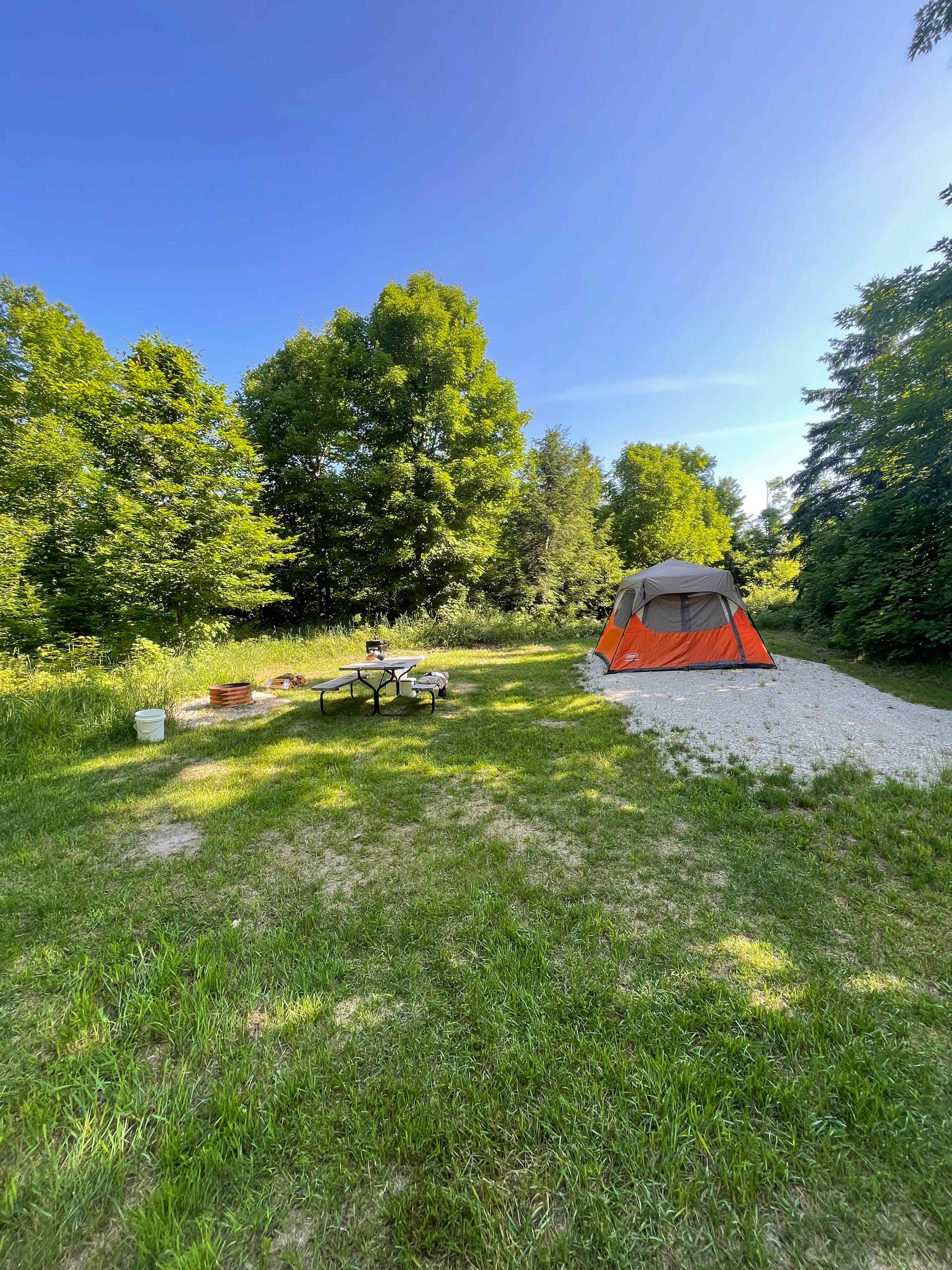 Our campsite site #1 