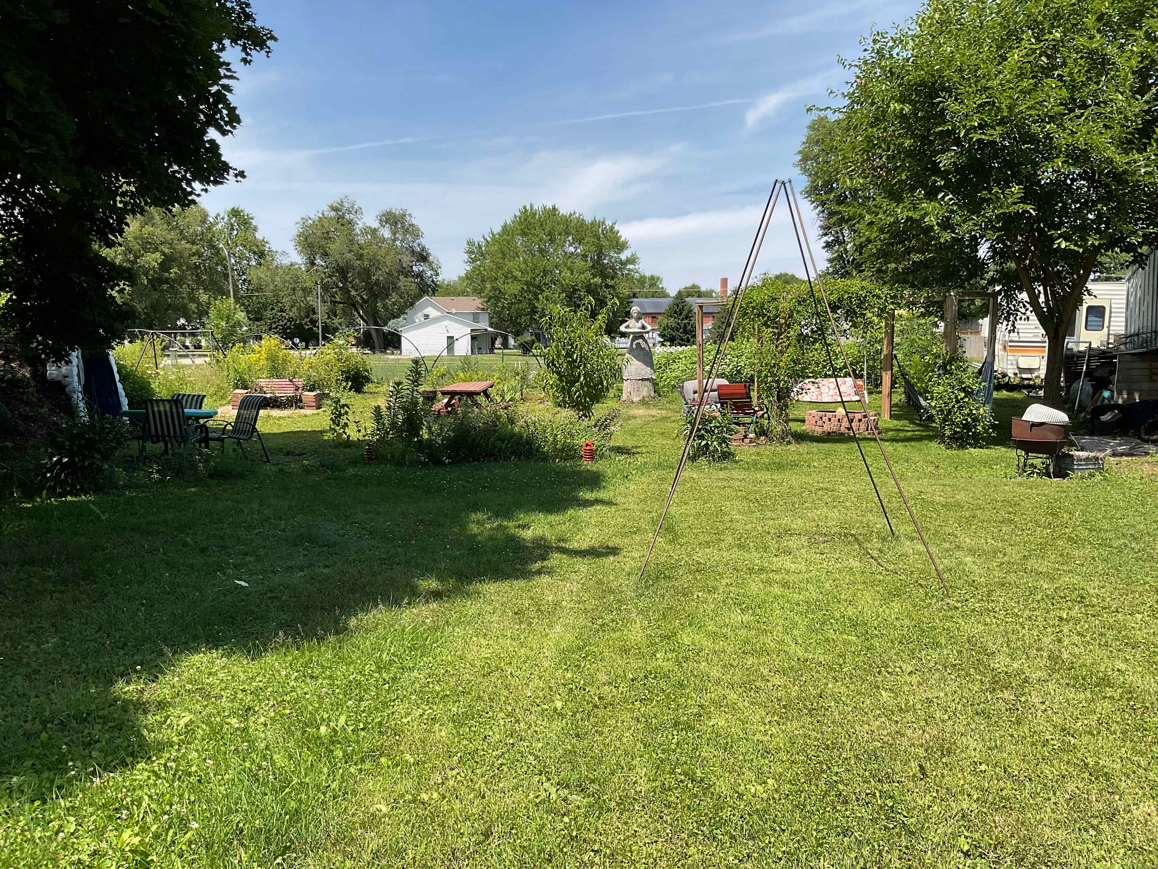 Lots of space to pitch a tent, do yoga, meditate, or dance in the moonlight.