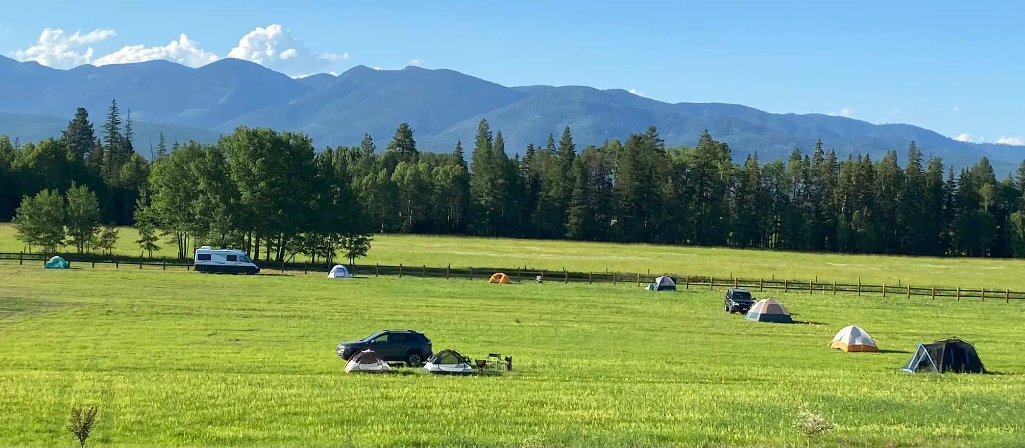 Under the Big Sky camping!