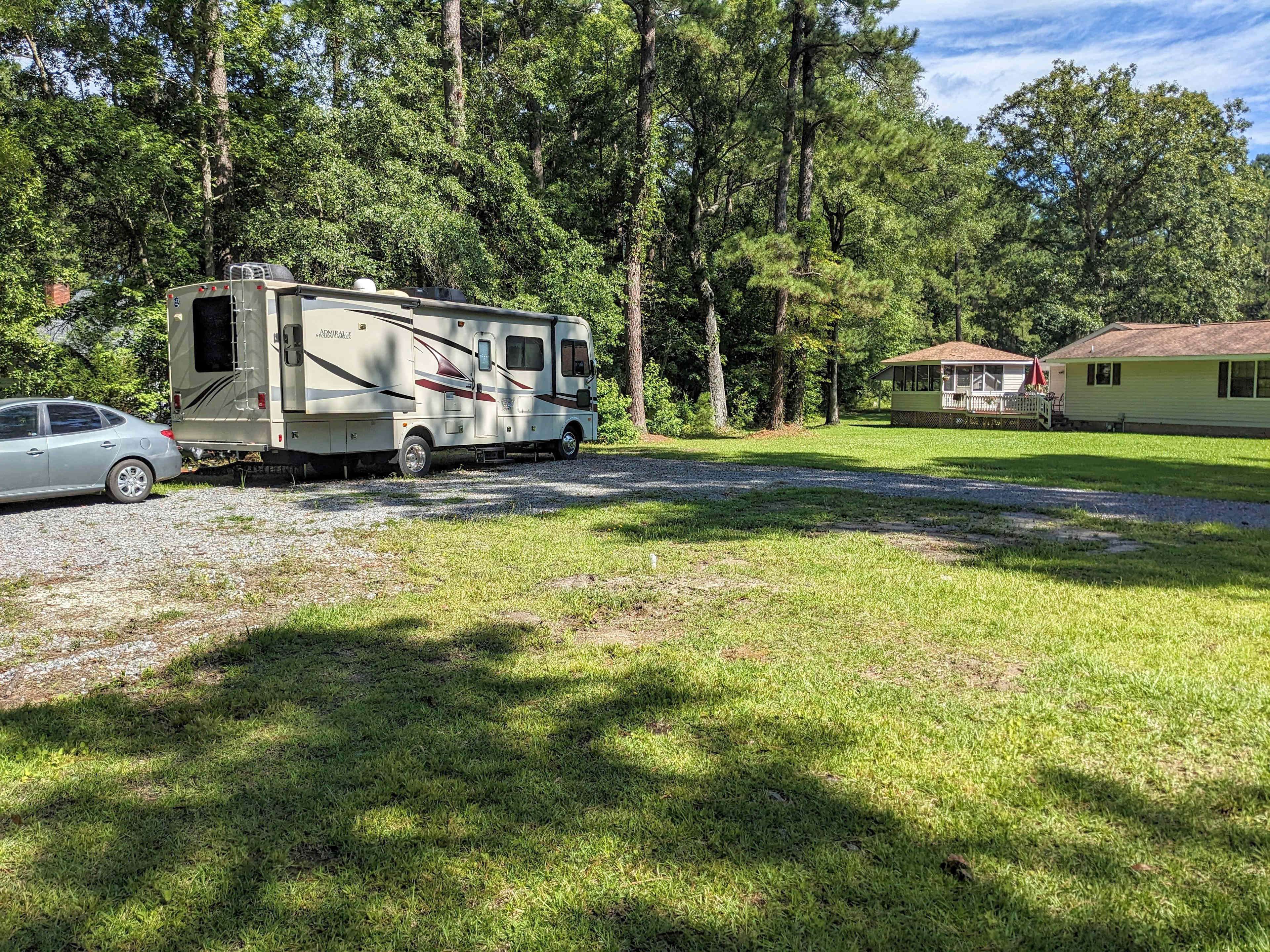 spot separate from main house, providing privacy