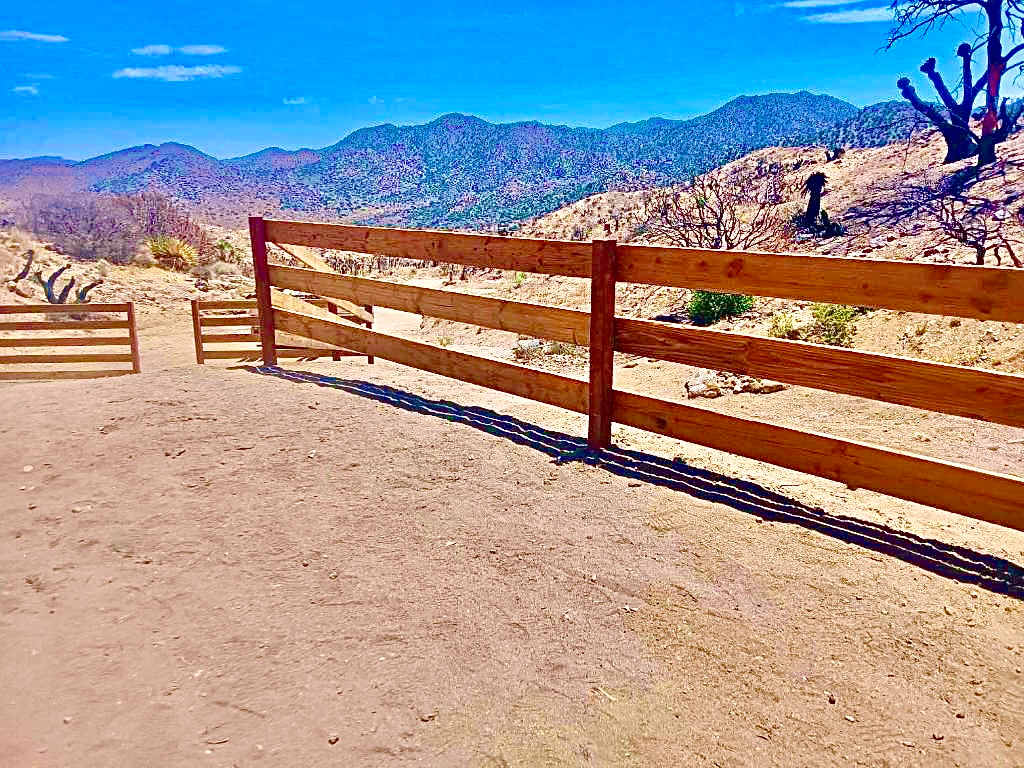 New flat, fenced, elevated area with a view at the Tipi Canyon site. Great for tents, photos, picnicking, activities, etc. More upgrades to come! 