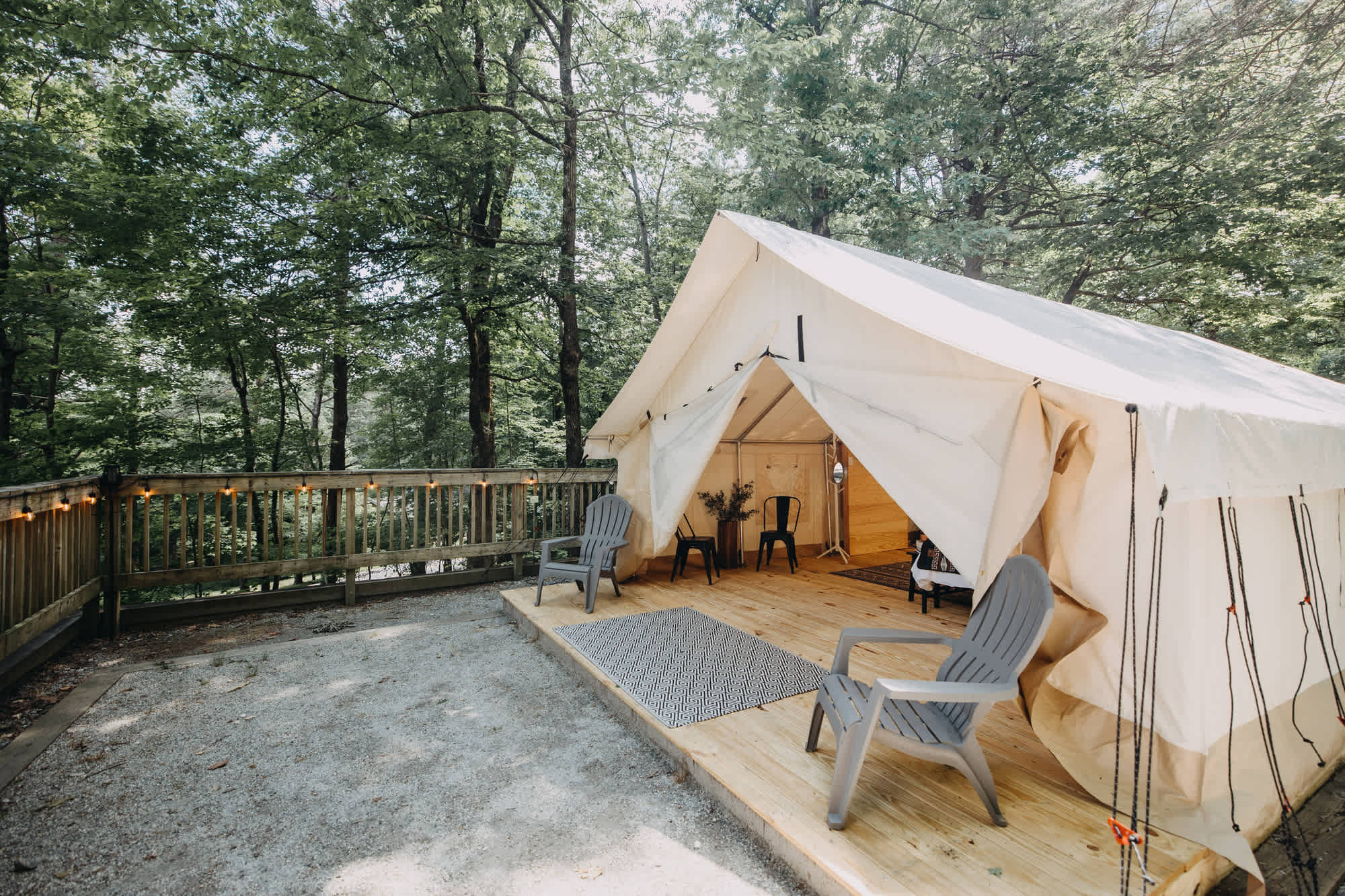 Glamping Retreat + Waterfall