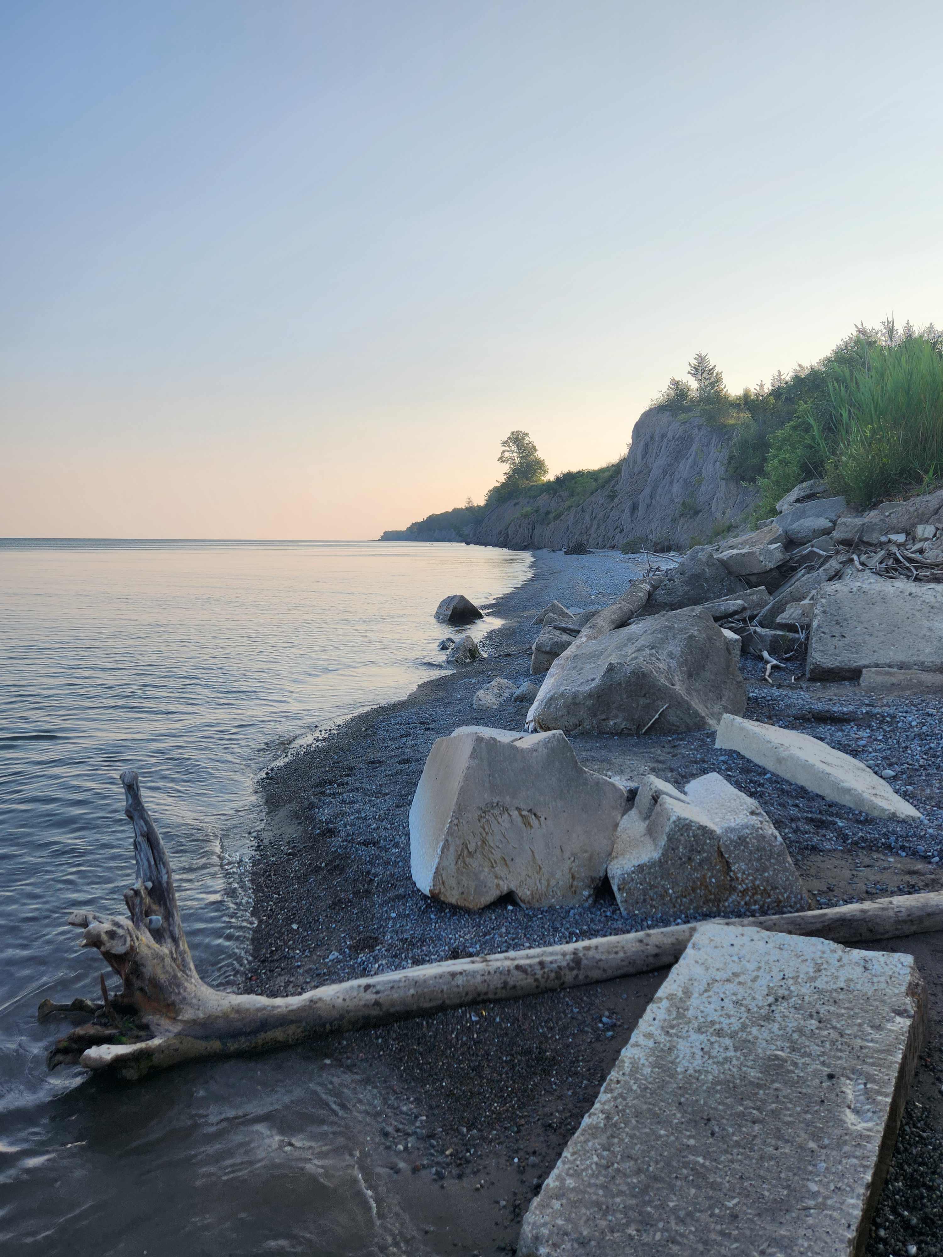 Lake Erie Private Beach Camping