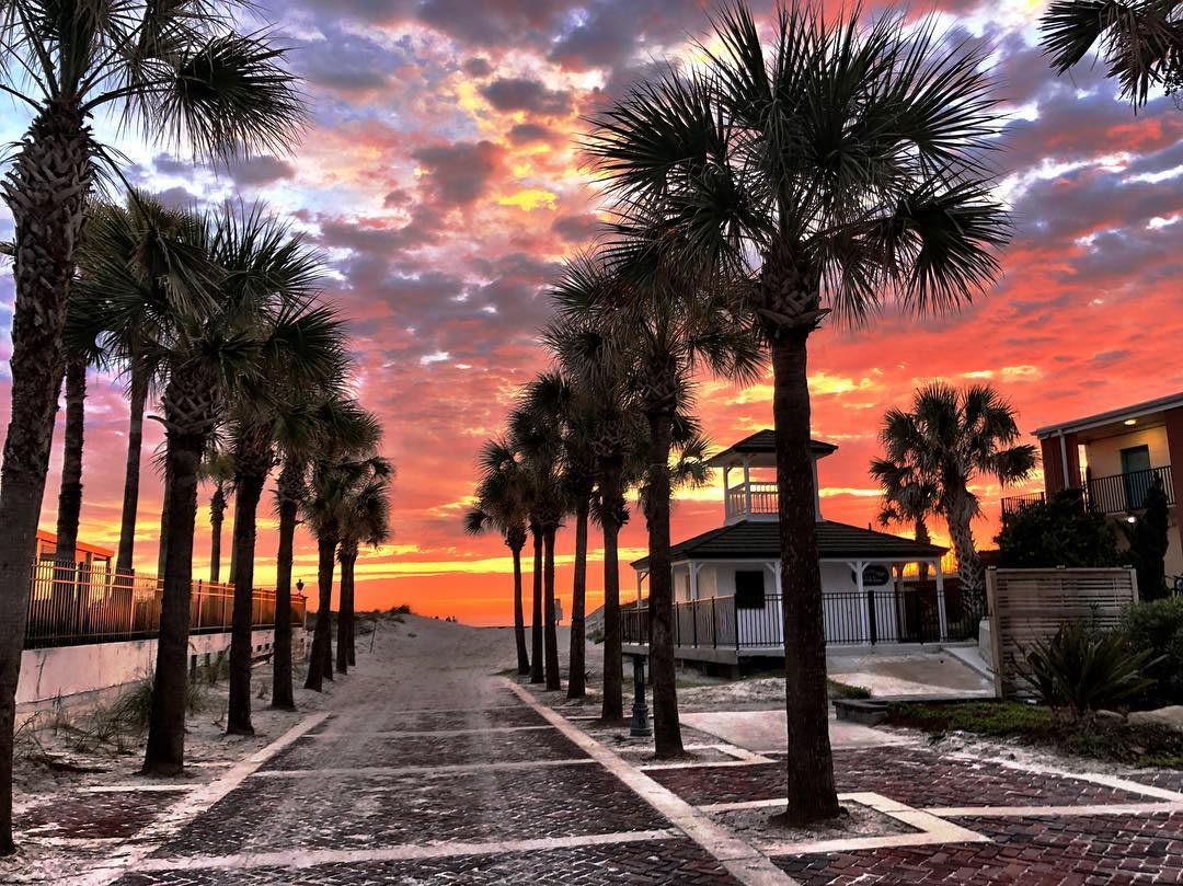 Beautiful beach skies 