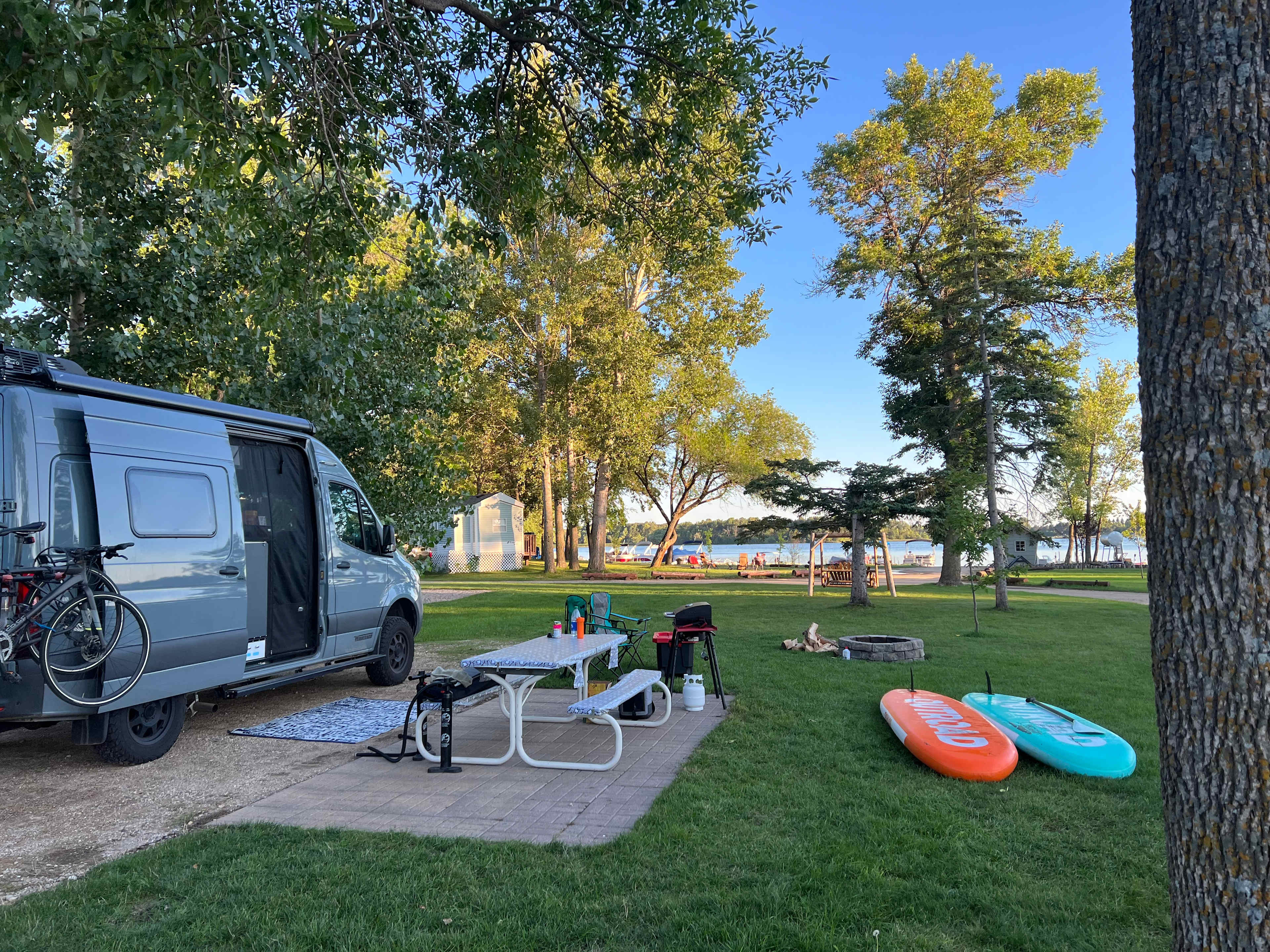 Lake front site…