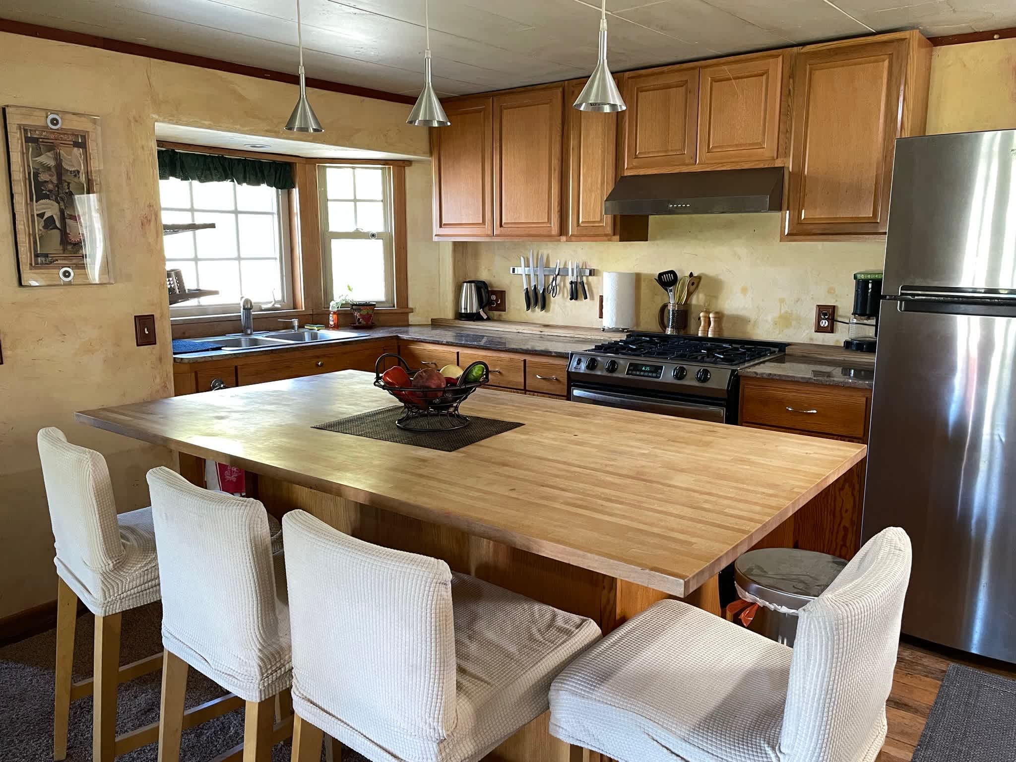 Homestead cabin kitchen