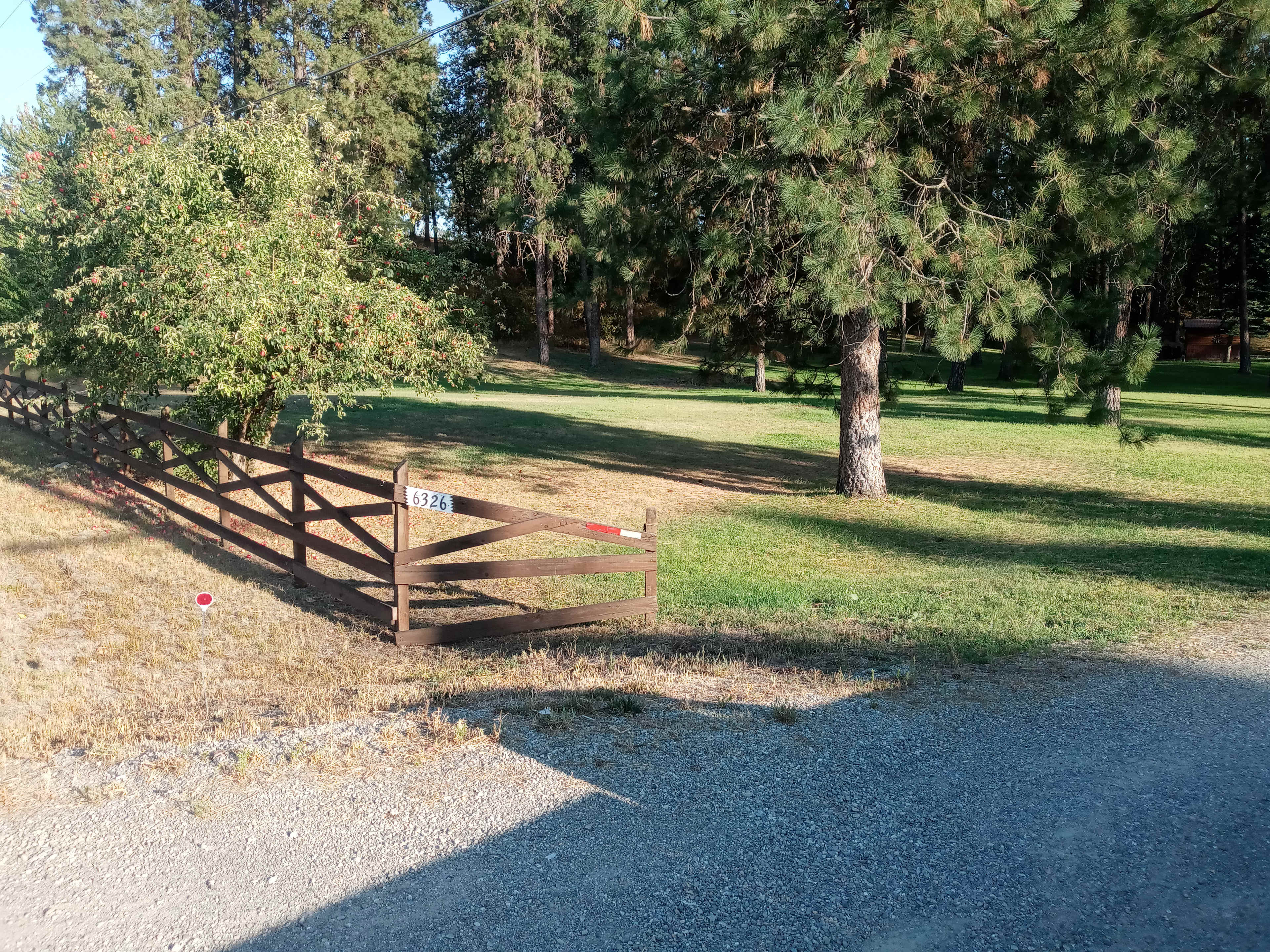 Driveway entrance