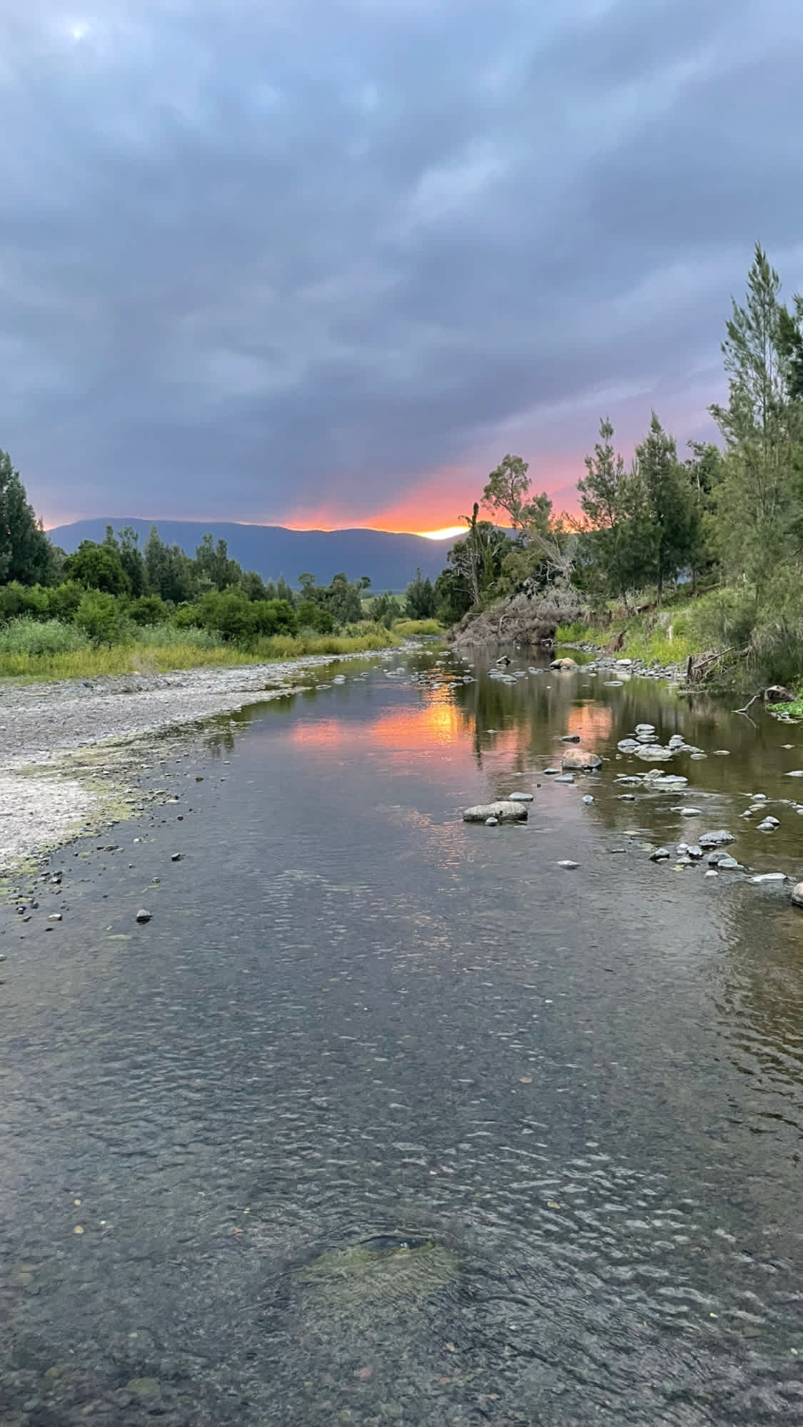 Warrill Creek running through the property 