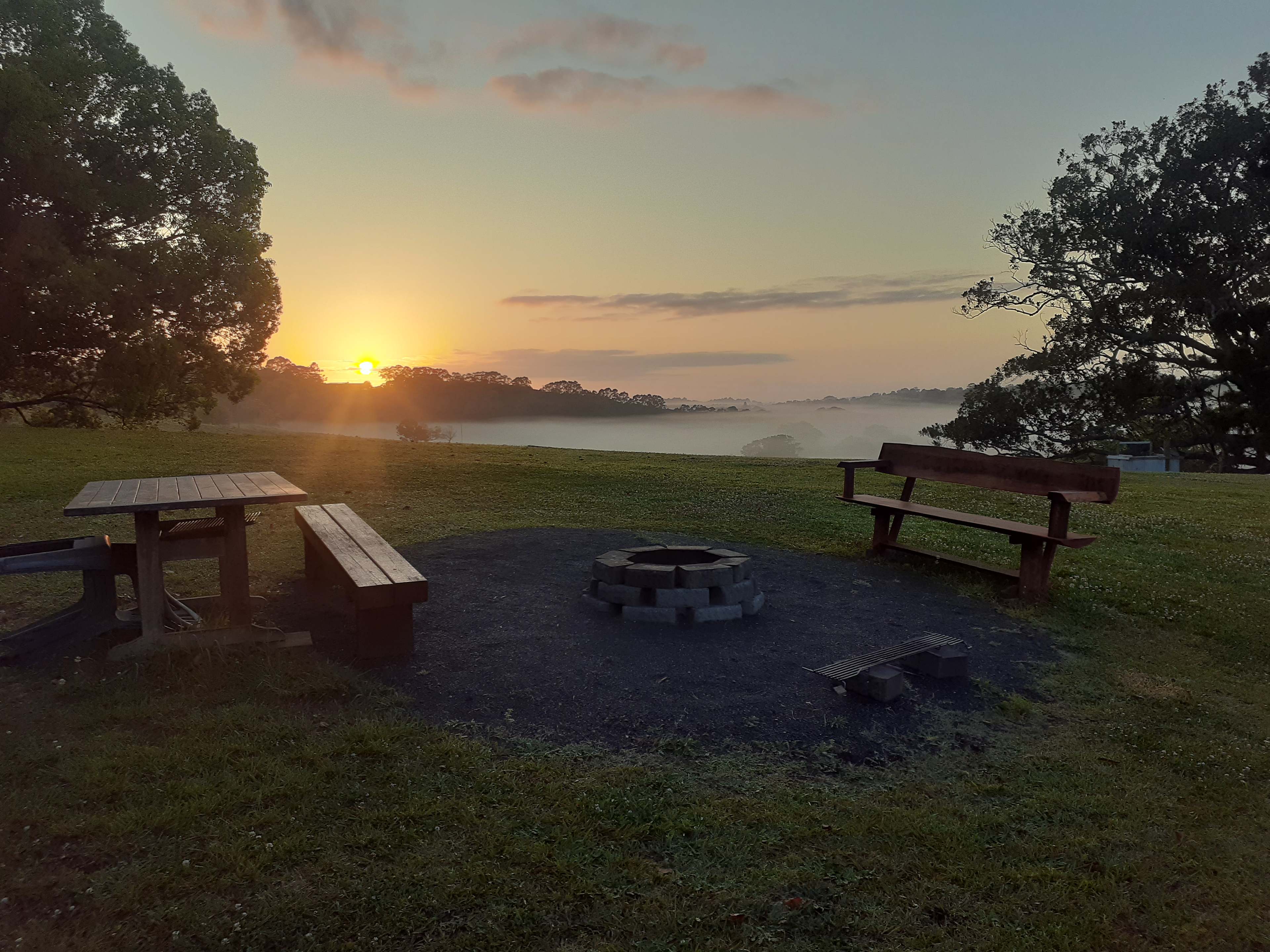 Sunrise.
