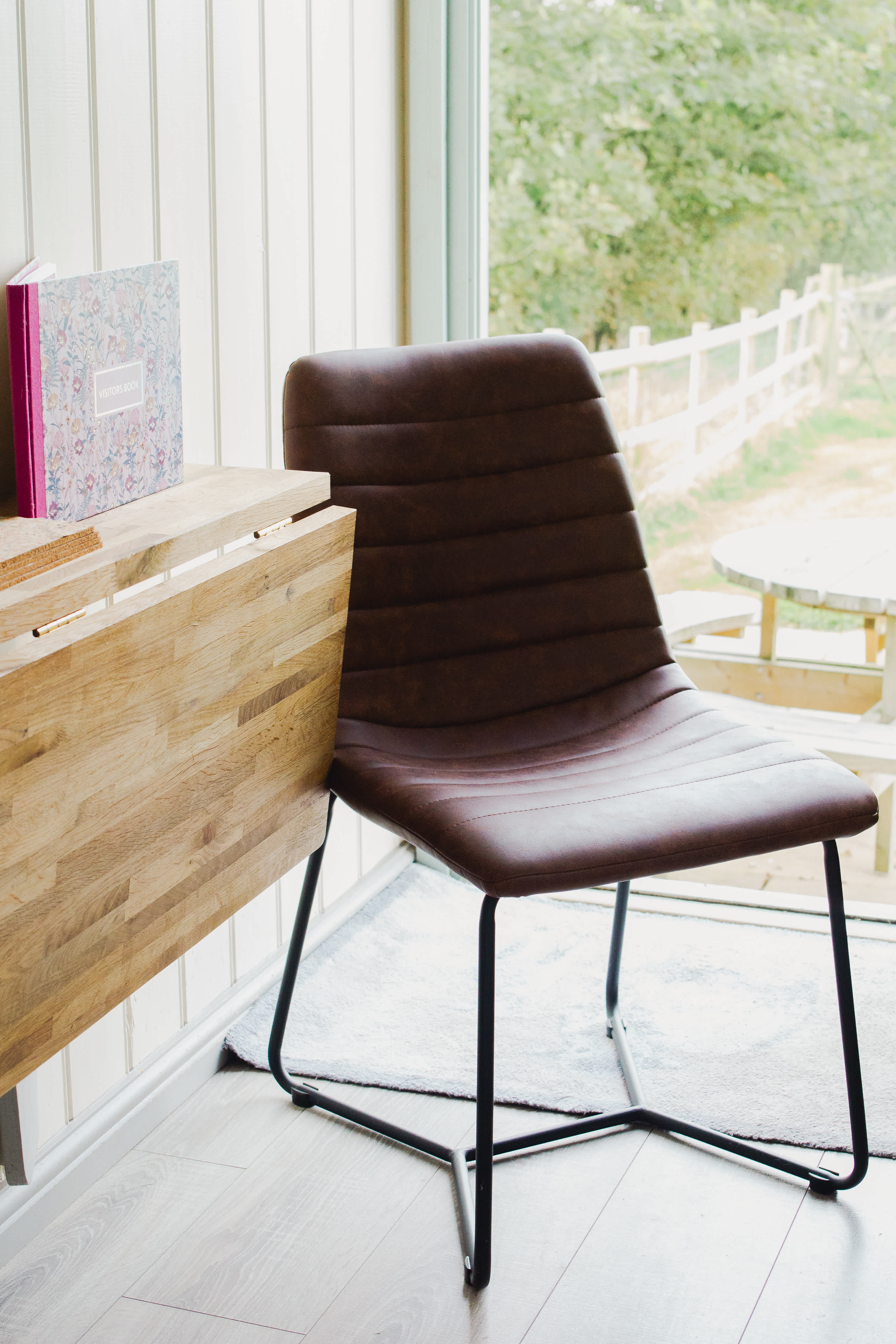 desk opens up to a table